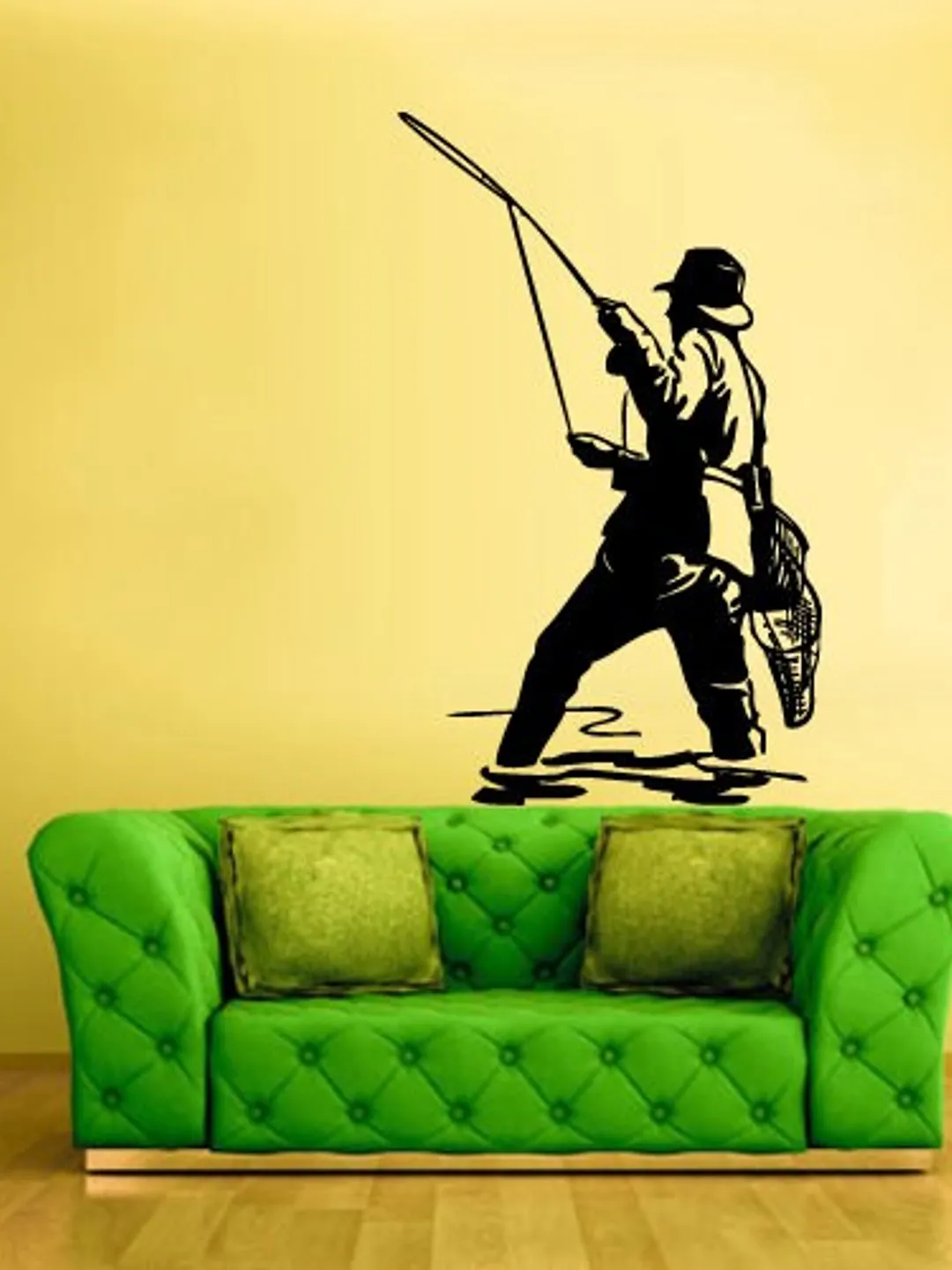 Fishing Wall Decal Fisherman Sticker z310