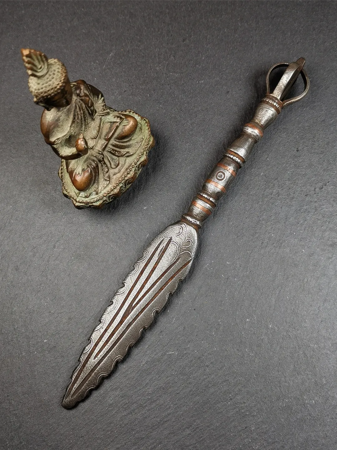 Gandhanra Tibetan Buddhism Ritual Implement,Fire Vajra Sword