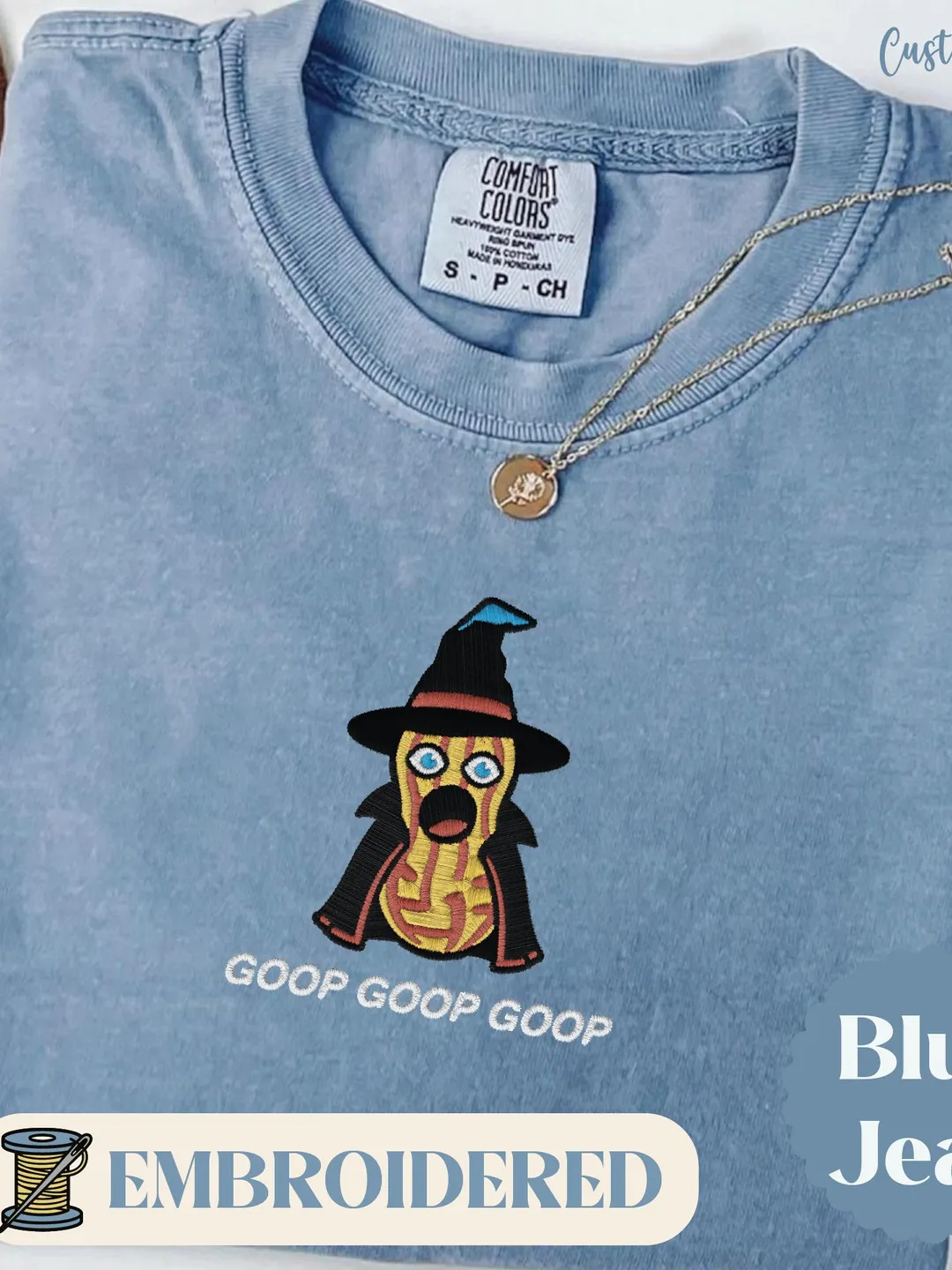 Comfort Colors® The Burnt Peanut GOOP Shirt, Funny Embroidery Shirt. Bungulator Tee, Funny Meme Shirt. The Burnt Peanut GOOP Sweatshirt.