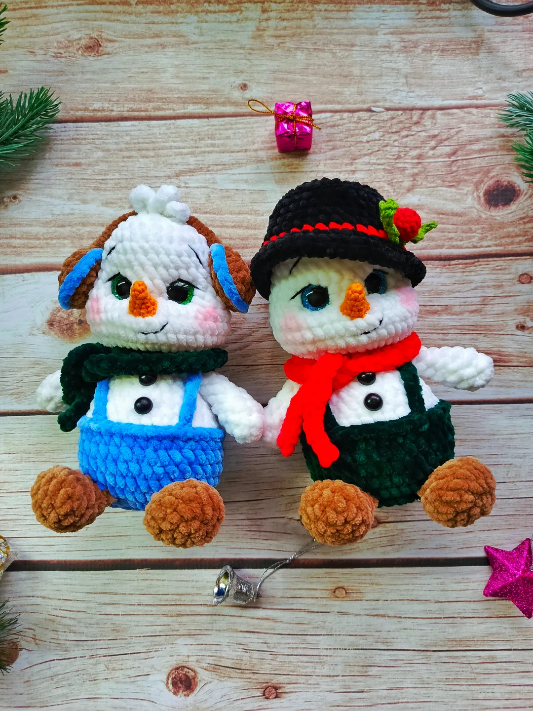 Christmas Snowman Crochet Pattern,
Crochet pattern snowman,
amigurumi PDF ENG