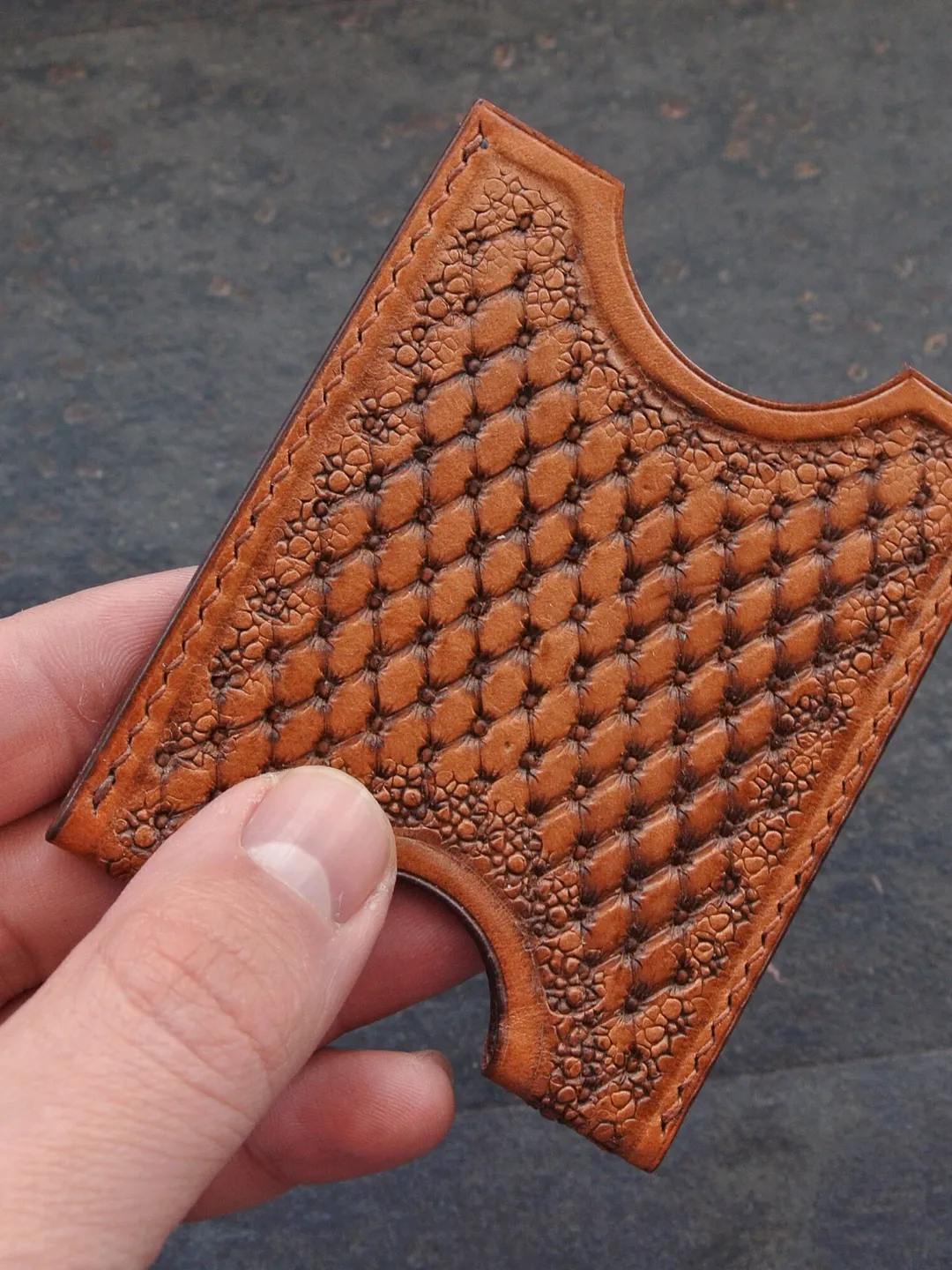 Leather Card Holder Pattern: PDF + SVG Template, Video Tutorial