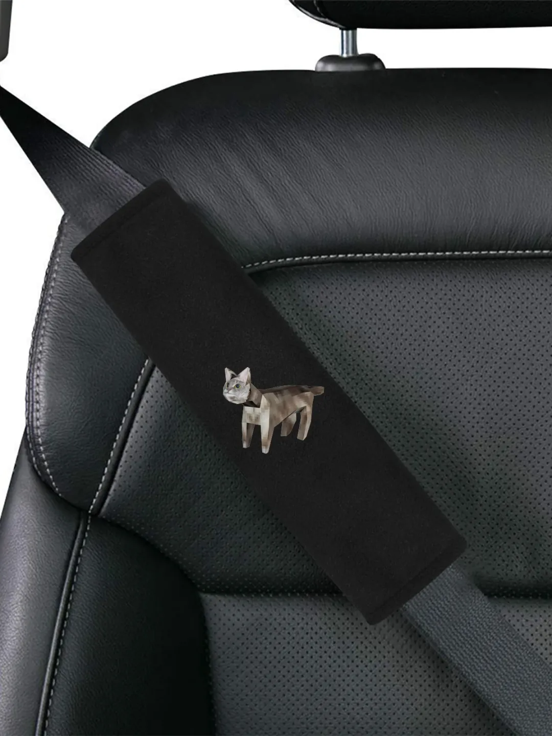 Y2K cat - Print Seat Belt Shoulder Pad