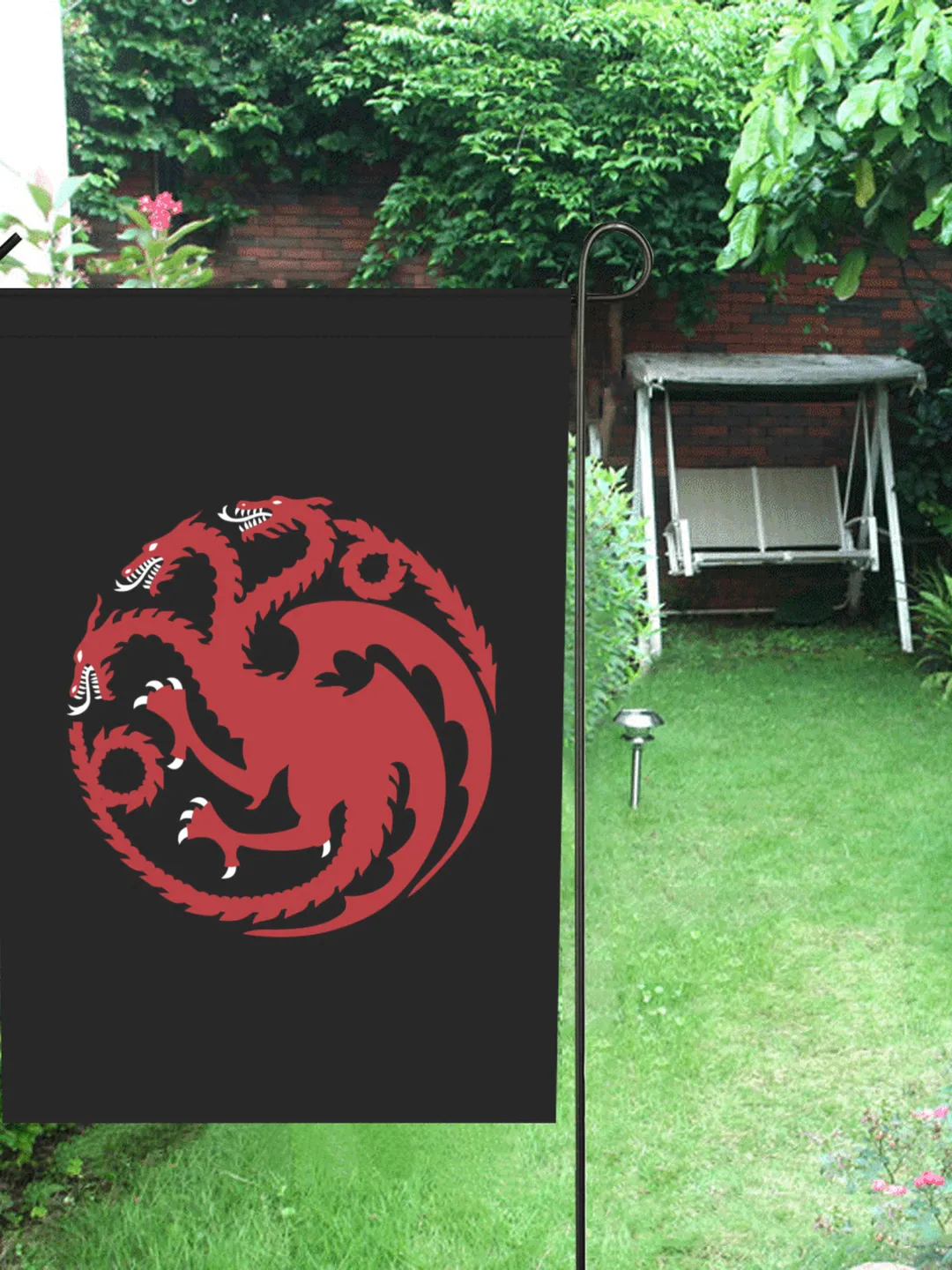 Targaryen Dragon Garden Flag