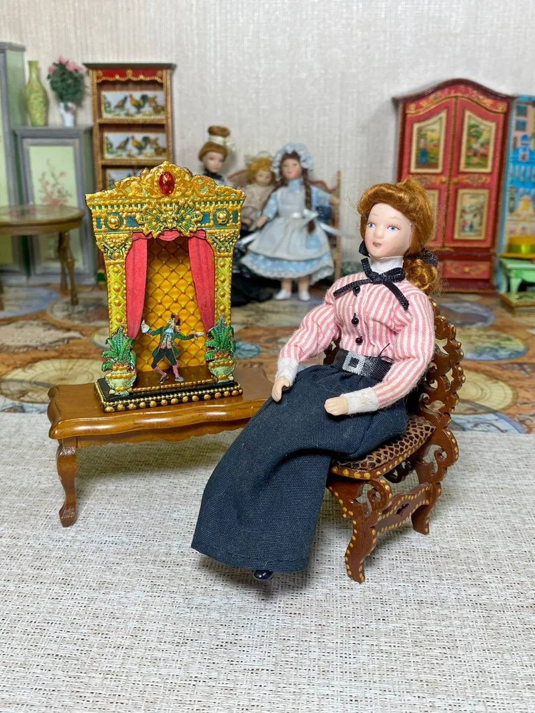 Tutorial. Puppet theater . Two sizes. 1:12.