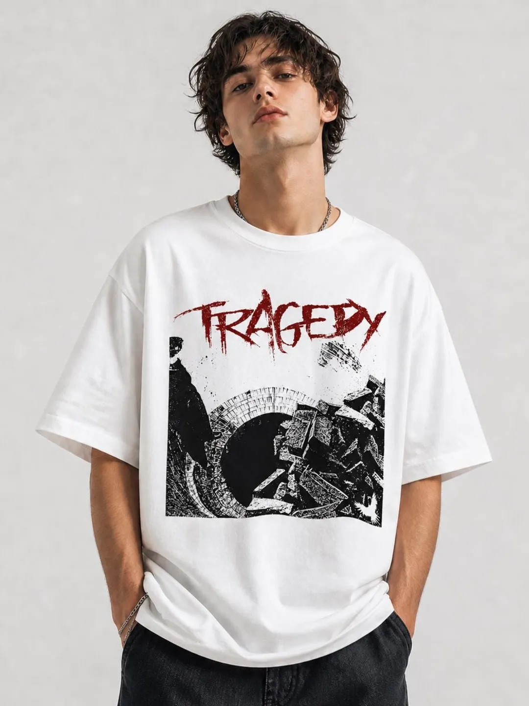 Tragedy Band Shirt Crust Punk Hardcore D-Beat Graphic Tee