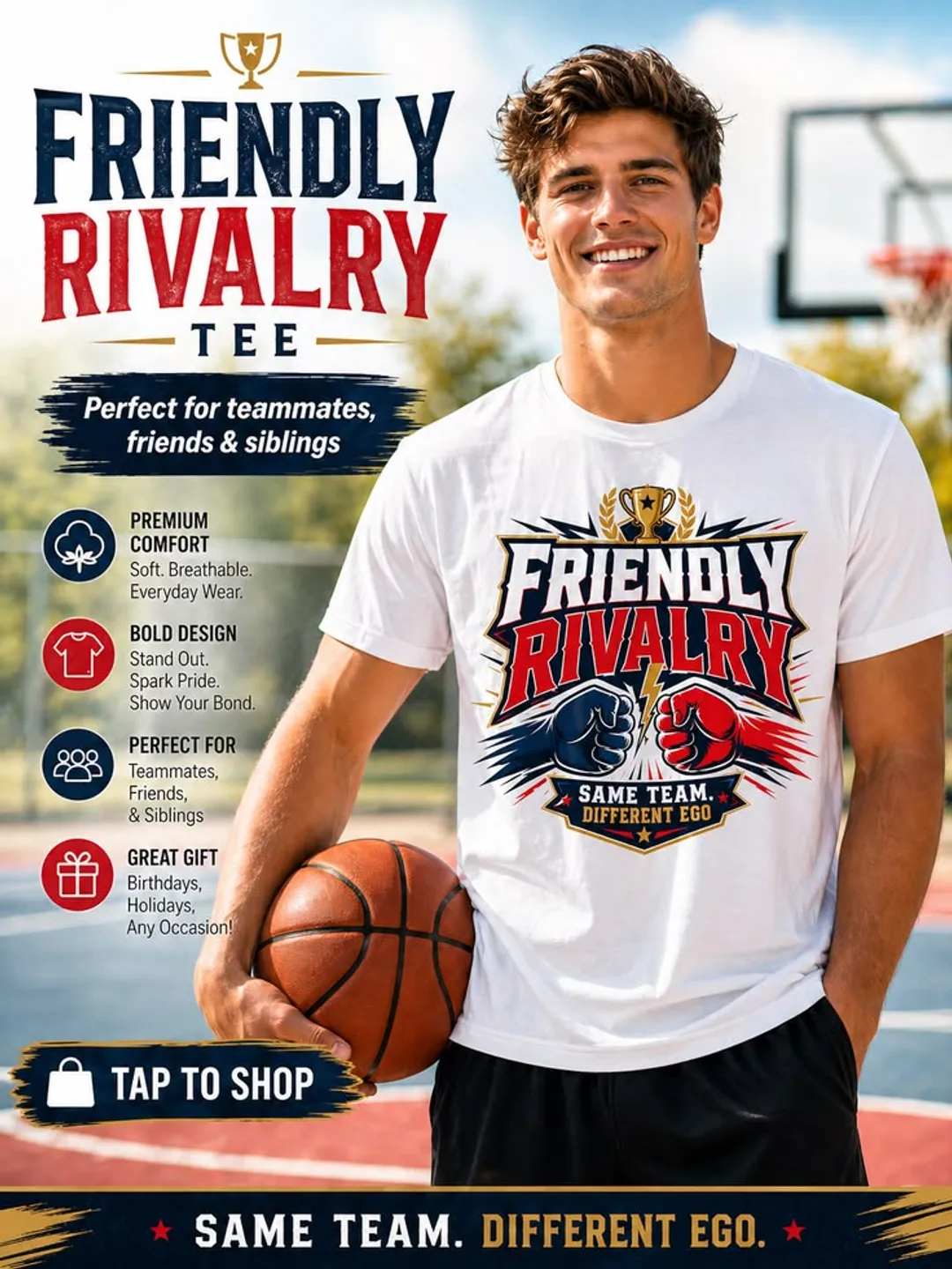 Friendly Rivalry Team Sports