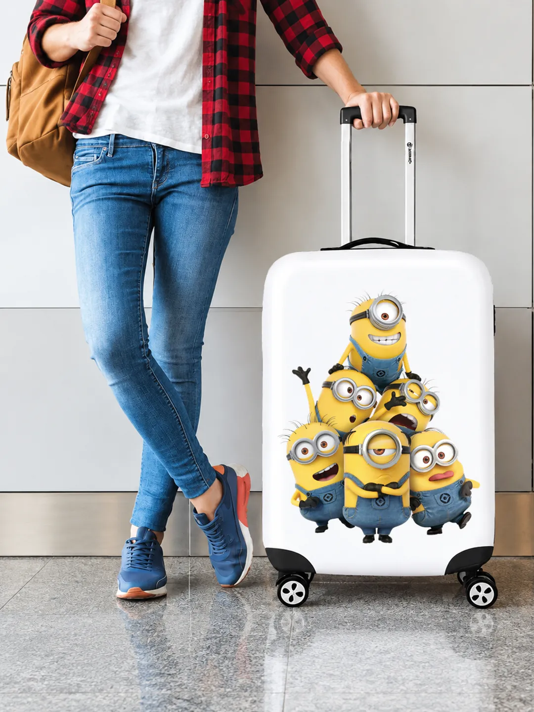 With Minions Luggage Cover