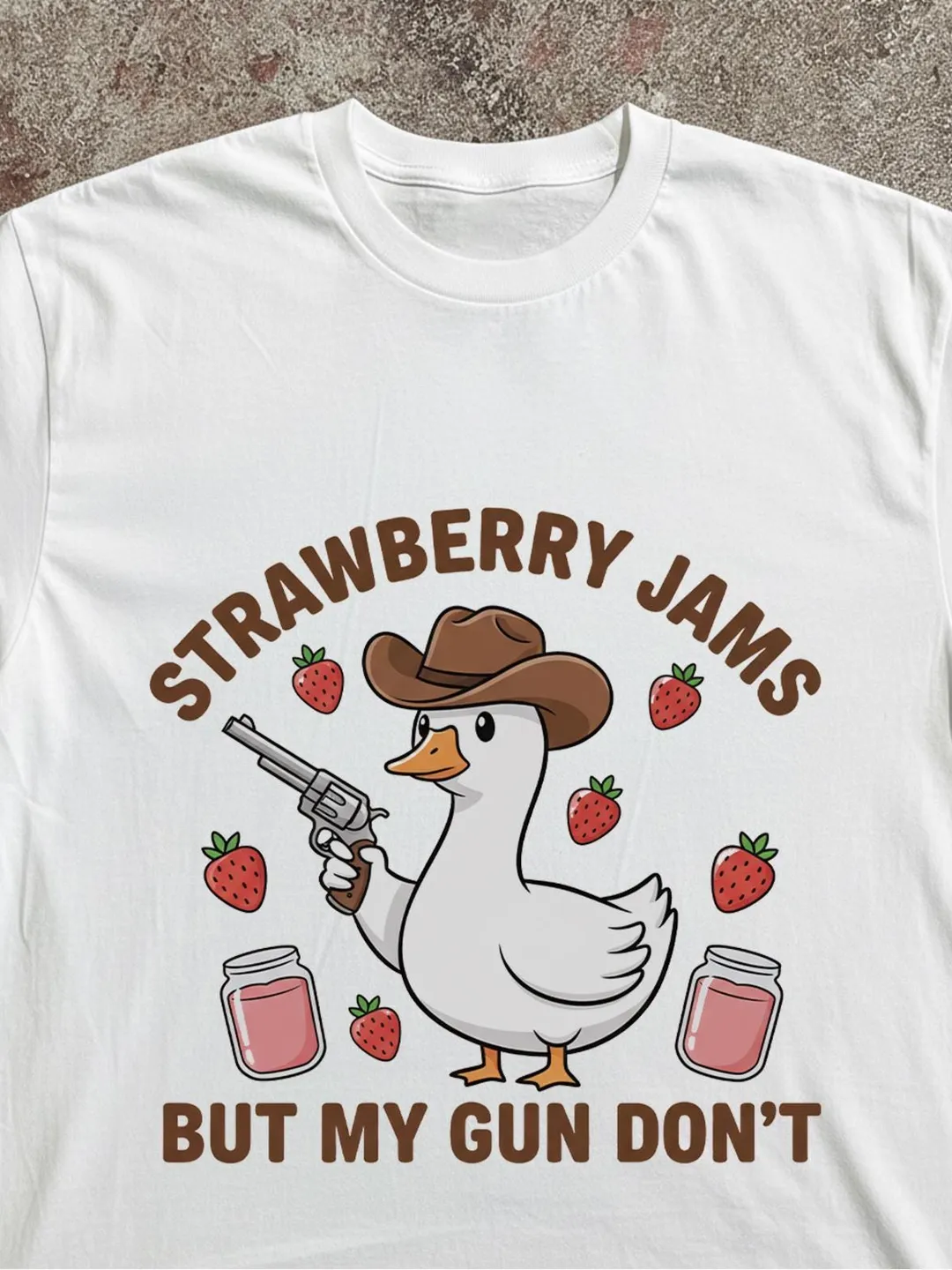 Goose Meme T-Shirt: Funny Animal Pun (Comfort Colors Cotton)
