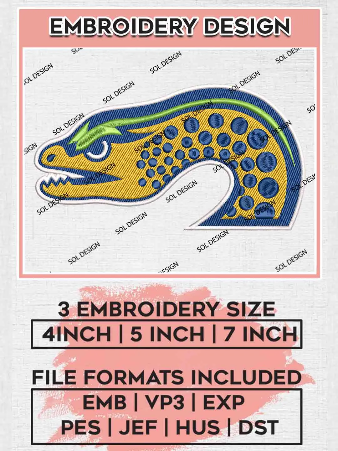 NRL Parramatta Eels Logo Embroidery Design, National Rugby League Embroidery Design, Parramatta Eels Logo Embroidery Design, NRL Machine Embroidery Digitized Pes File, 3 Sizes, Instant Download