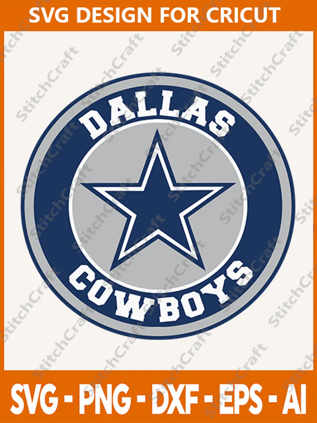 Dallas Cowboys Logo SVG, NFL svg, eps, dxf, png, digital file