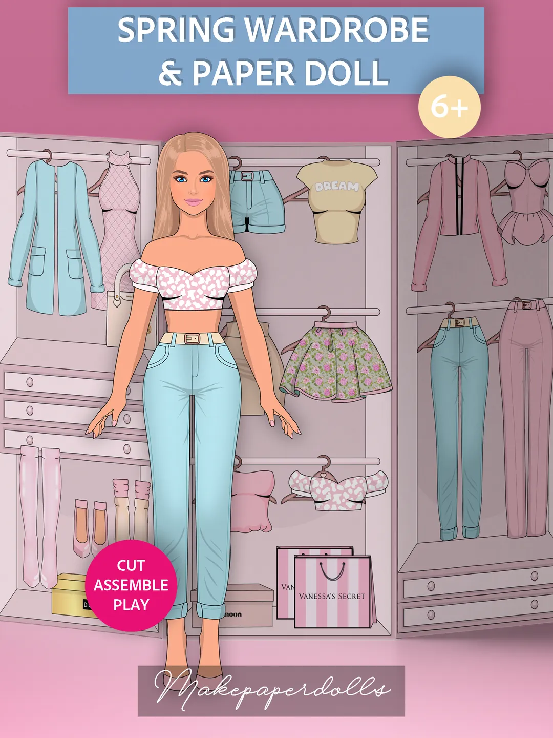 Moving paper dolls