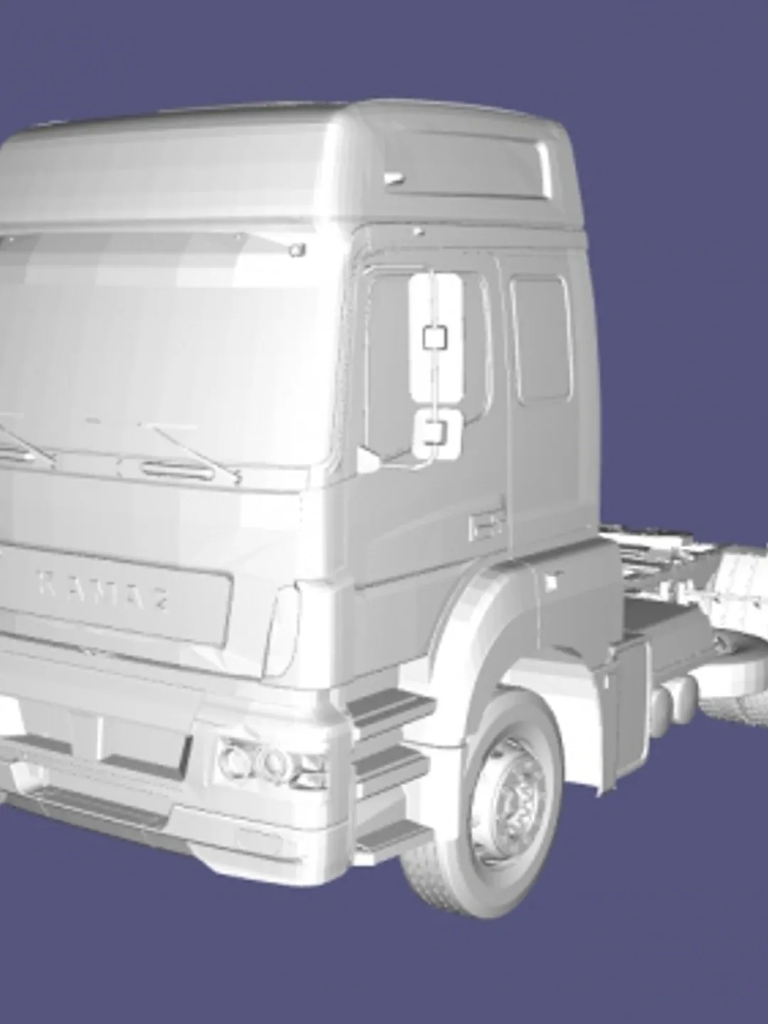 Beauty 1 3d Model Car STL 3D Printing KAMAZ-5490