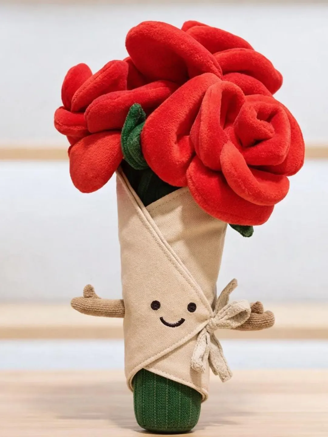 Jellycat Amuseable Rose Bouquet Plush 30cm – Authentic Soft
