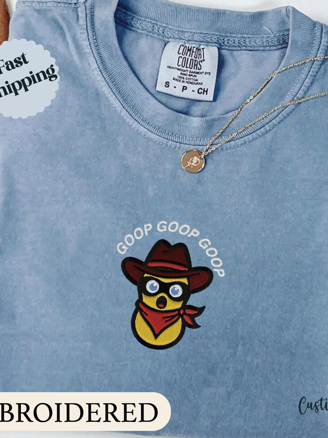 Comfort Colors® The Burnt Peanut GOOP Shirt, Funny Embroidery Shirt. Bungulator Tee, Funny Meme Shirt. The Burnt Peanut GOOP Sweatshirt.