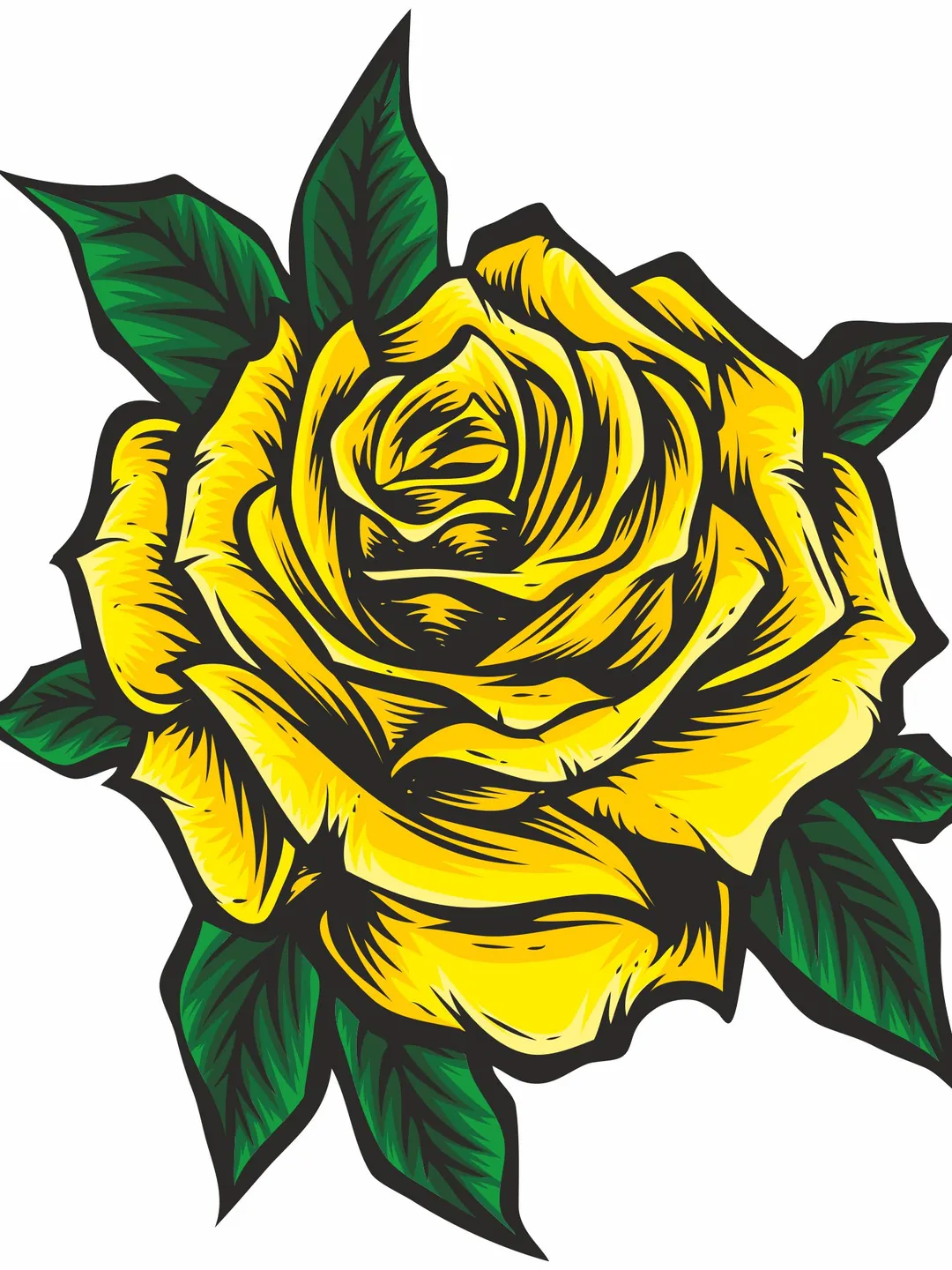Rose vector, Cricut rose, yellow rose svg, yellow rose clipart, rose  clipart, Yellow rose clipart, image size:1080x1440