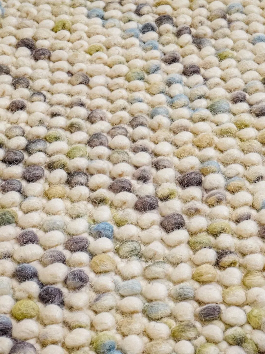 Half Loop Rug Pastel Coloured Chunky Wool Loop Rug - Personalized and Customizable ...