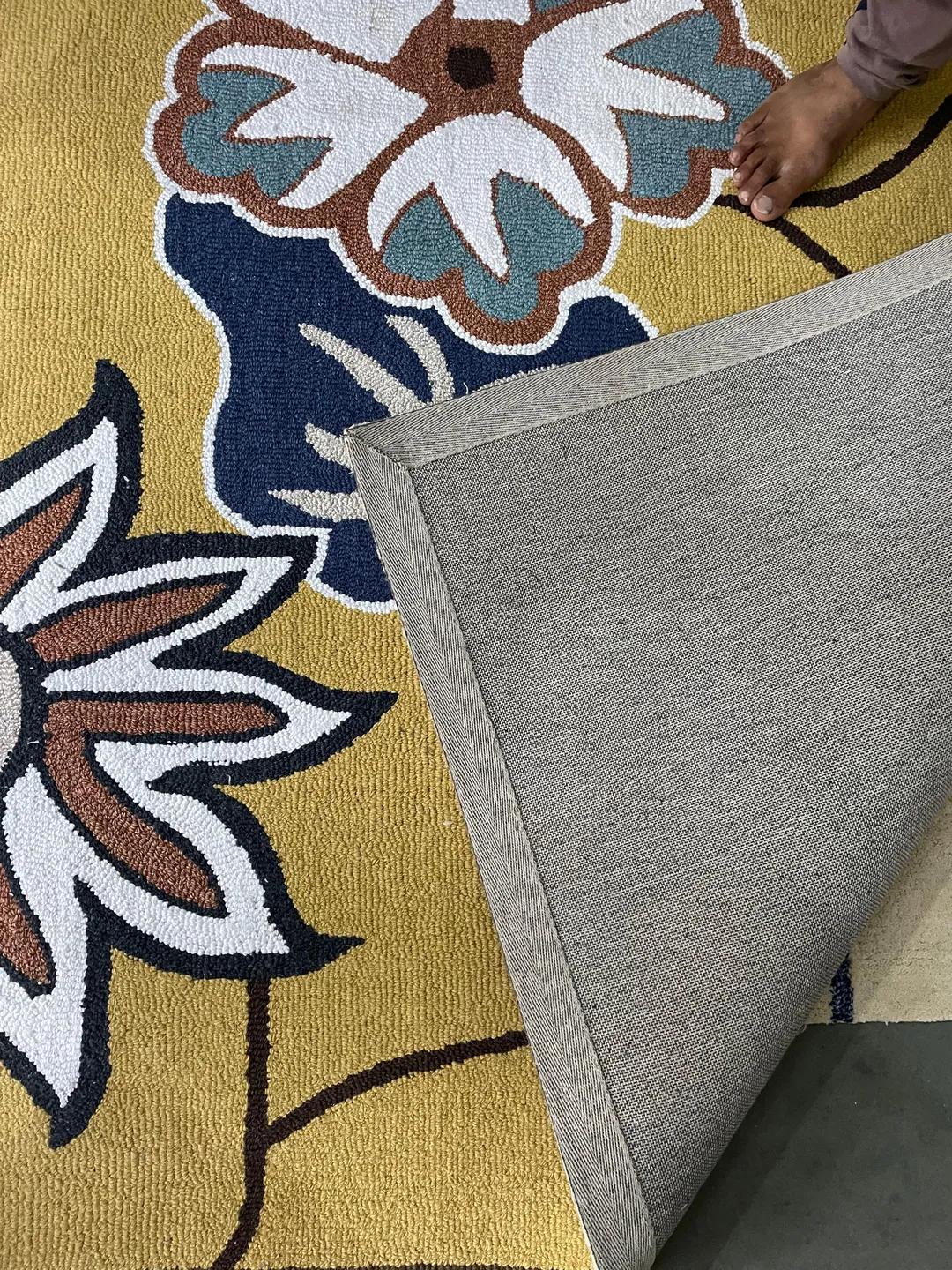 Front And Back Handmade Rug Tufted Handmade Rug