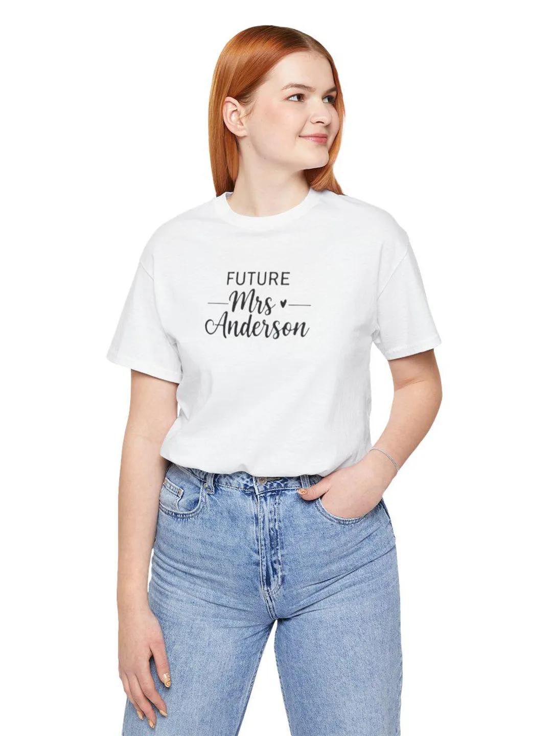 Future Mrs Anderson T-Shirt | Bridal Bachelorette Tee