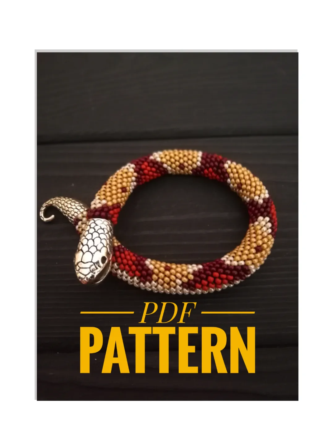 PDF Bead Crochet Pattern , Pattern for Necklace and Bracelet bead crochet