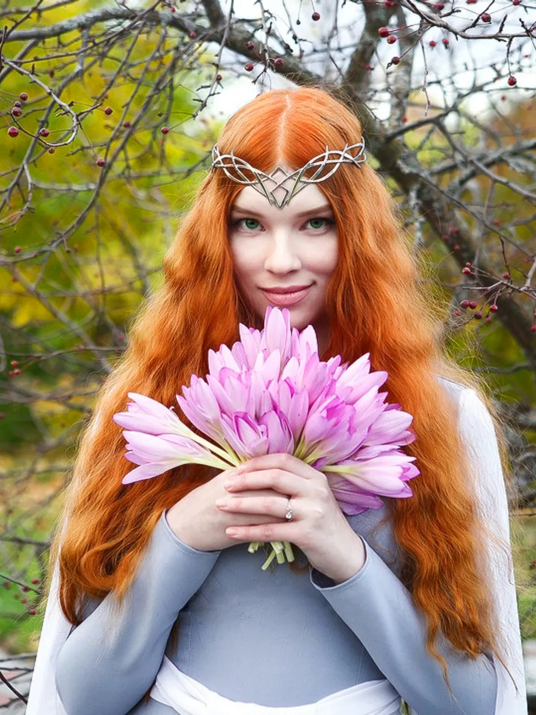 Wedding tiara bridal diadem Elven crown Jewelry fantasy circlet fairy Tiara bridal headband fantasy Tiara  Lorelei