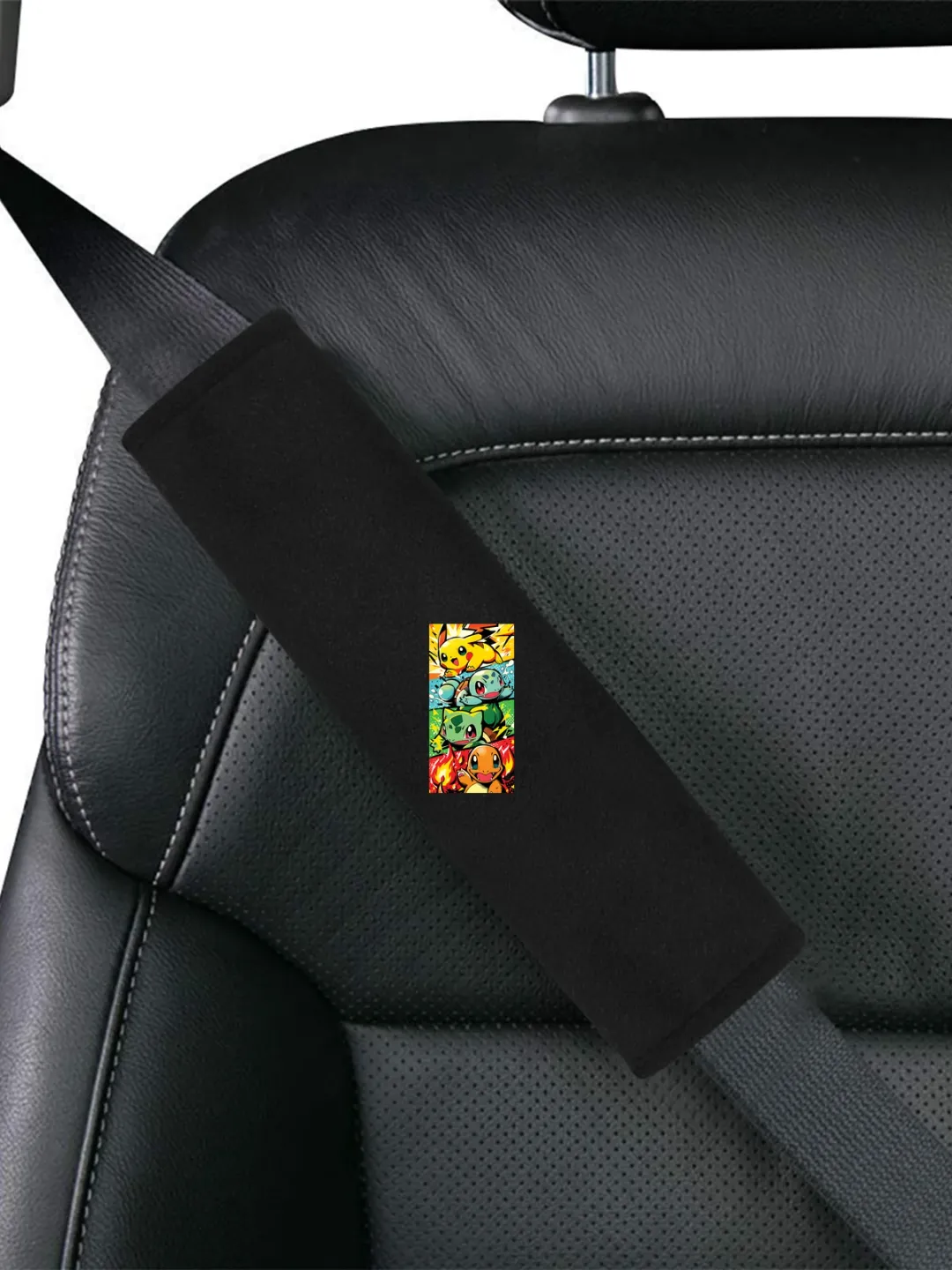 With Pokemon Seat Belt Shoulder Pad