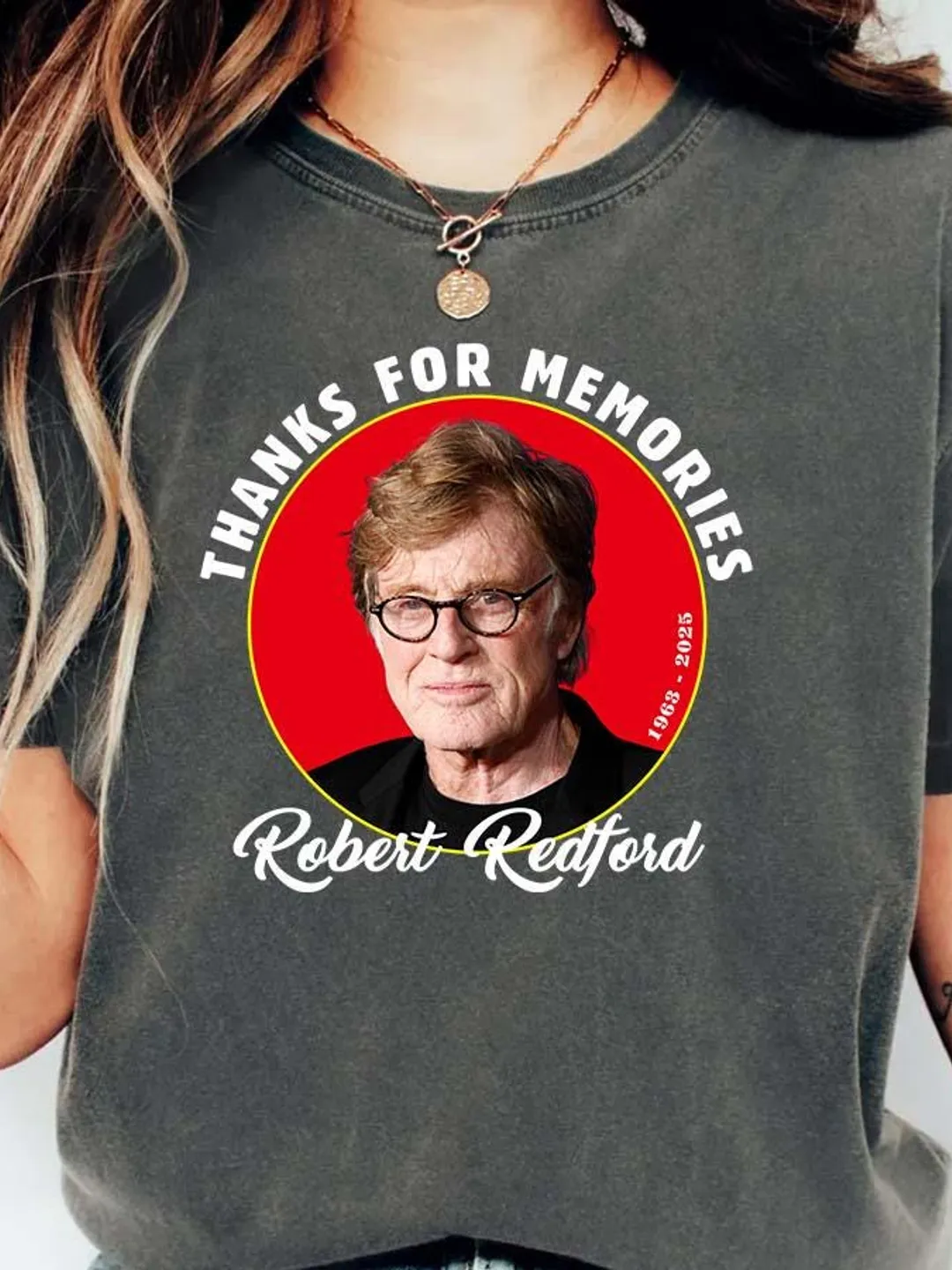 Robert Redford Comfort Colors Tee: Vintage Movie Star T-Shirt