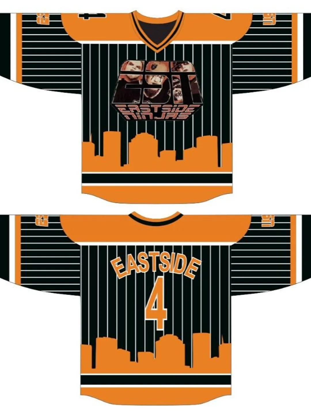 Eastside Ninjas sublimated ice hockey jersey