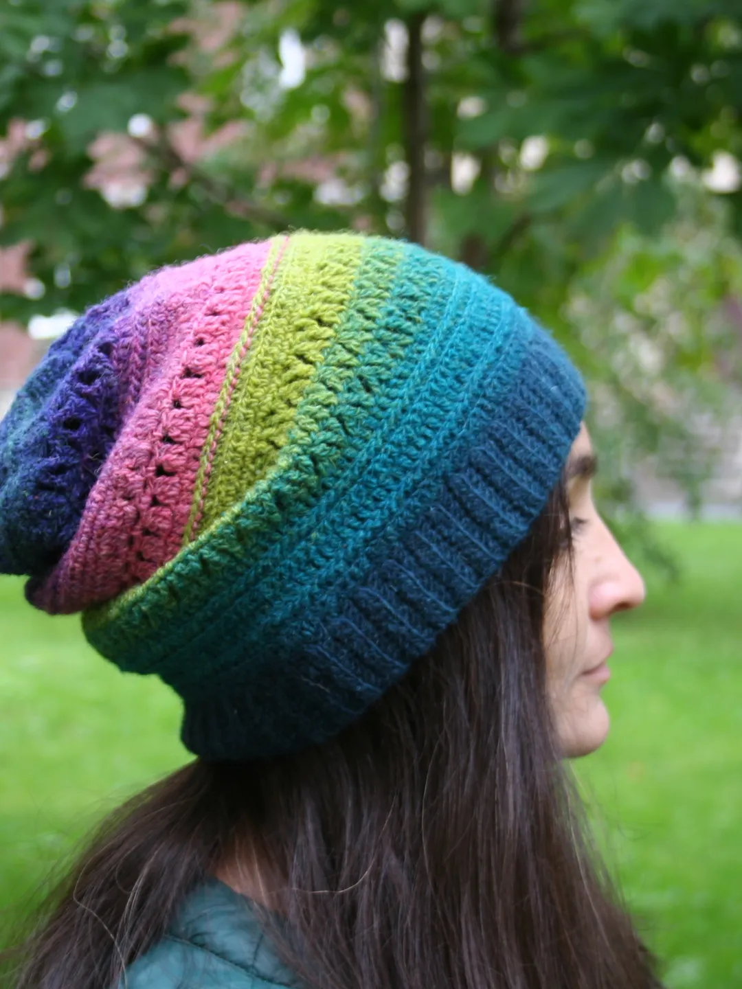 Crochet Pattern Hat Beanie Isleen PDF