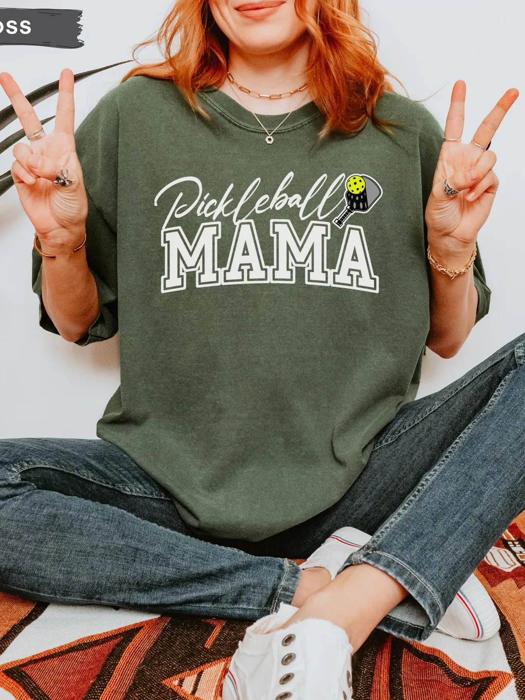 Pickleball Mama Comfort Colors Tshirt Pickleball Mom Shirt | Mother's Day Gift | Custom Sports Mama Tee, Pickle Ball Player CC 1717 T-shirt