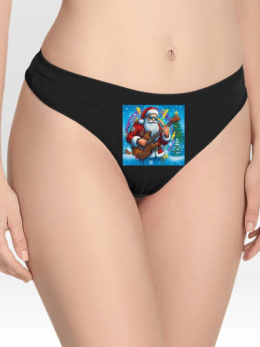 New Year Father Frost Santa Claus Lingerie Thong