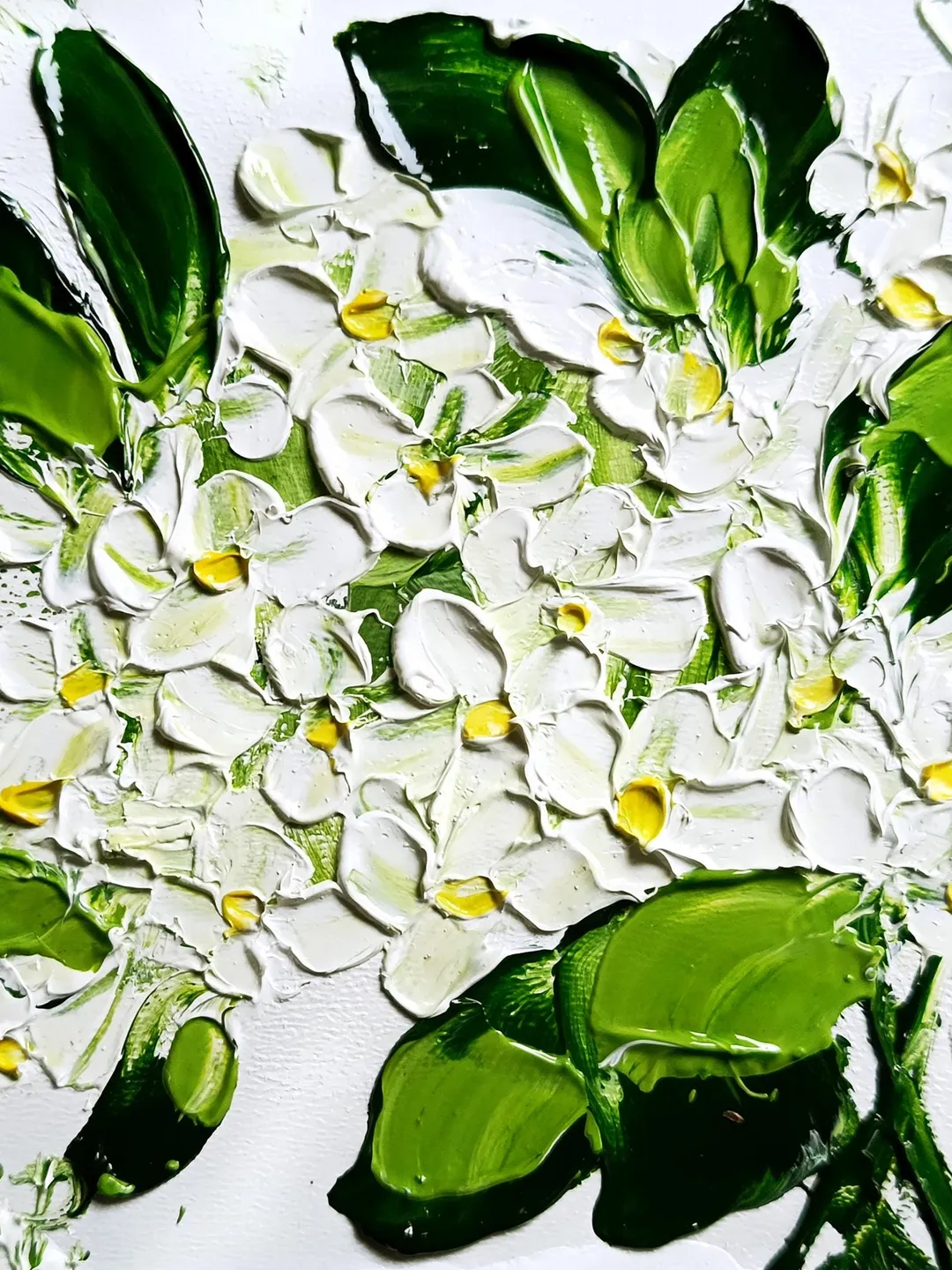 Lilac Painting Flower Original Art Impasto Oil Painting 4x4 painting Floral Small Painting by ArtProkopaloSv