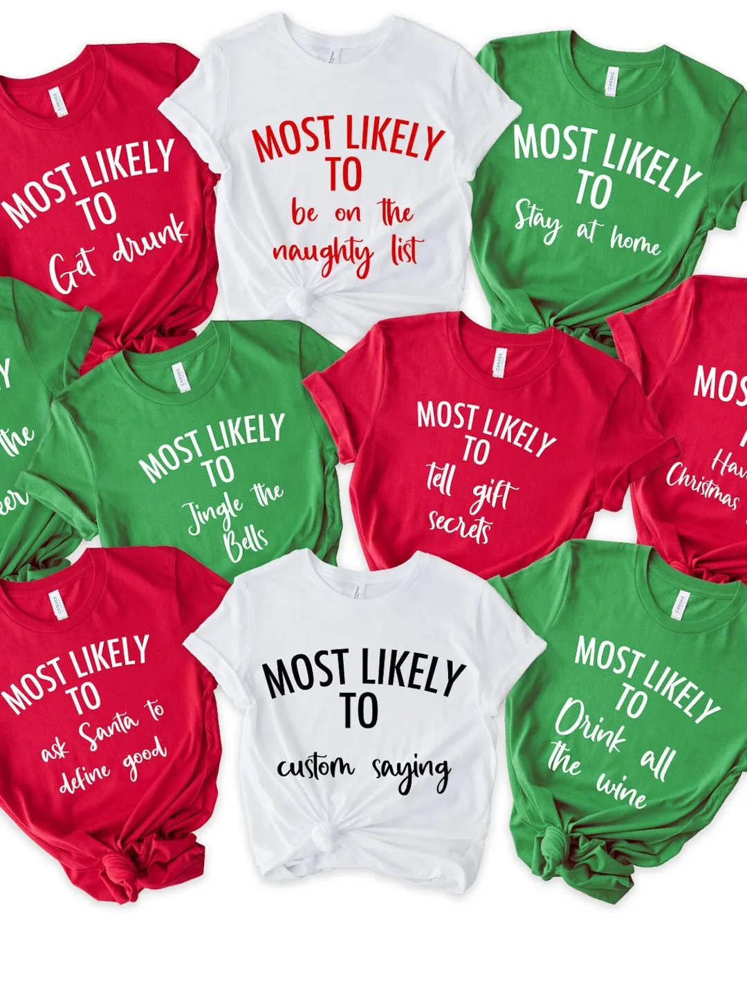 Christmas Matching Shirts, Most Likely to, Cute Christmas Shirt, Group Shirts, Cute Christmas Shirt, Funny Christmas Party, Custom Shirt