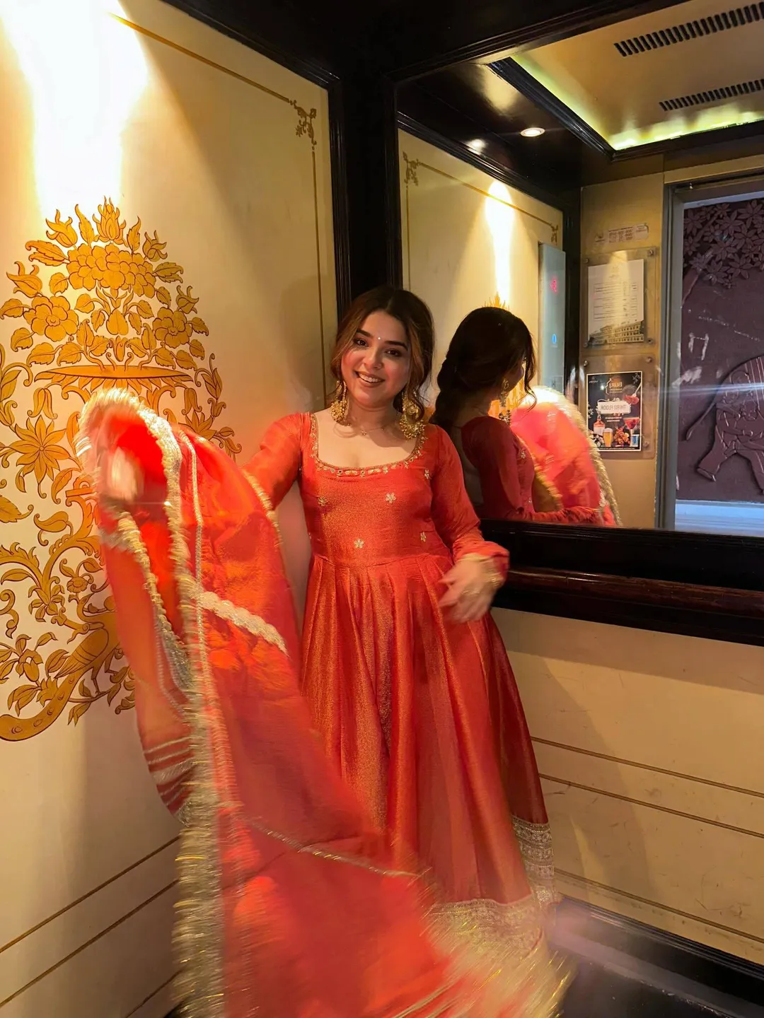 burnt orange indian dress Buy Orange Indian Dresses Online for Women in the USA