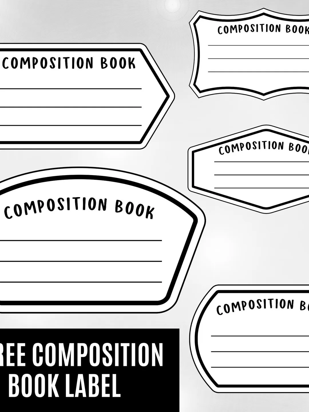 Composition Notebook Covers Bundle, Canva Editable Back to School ...