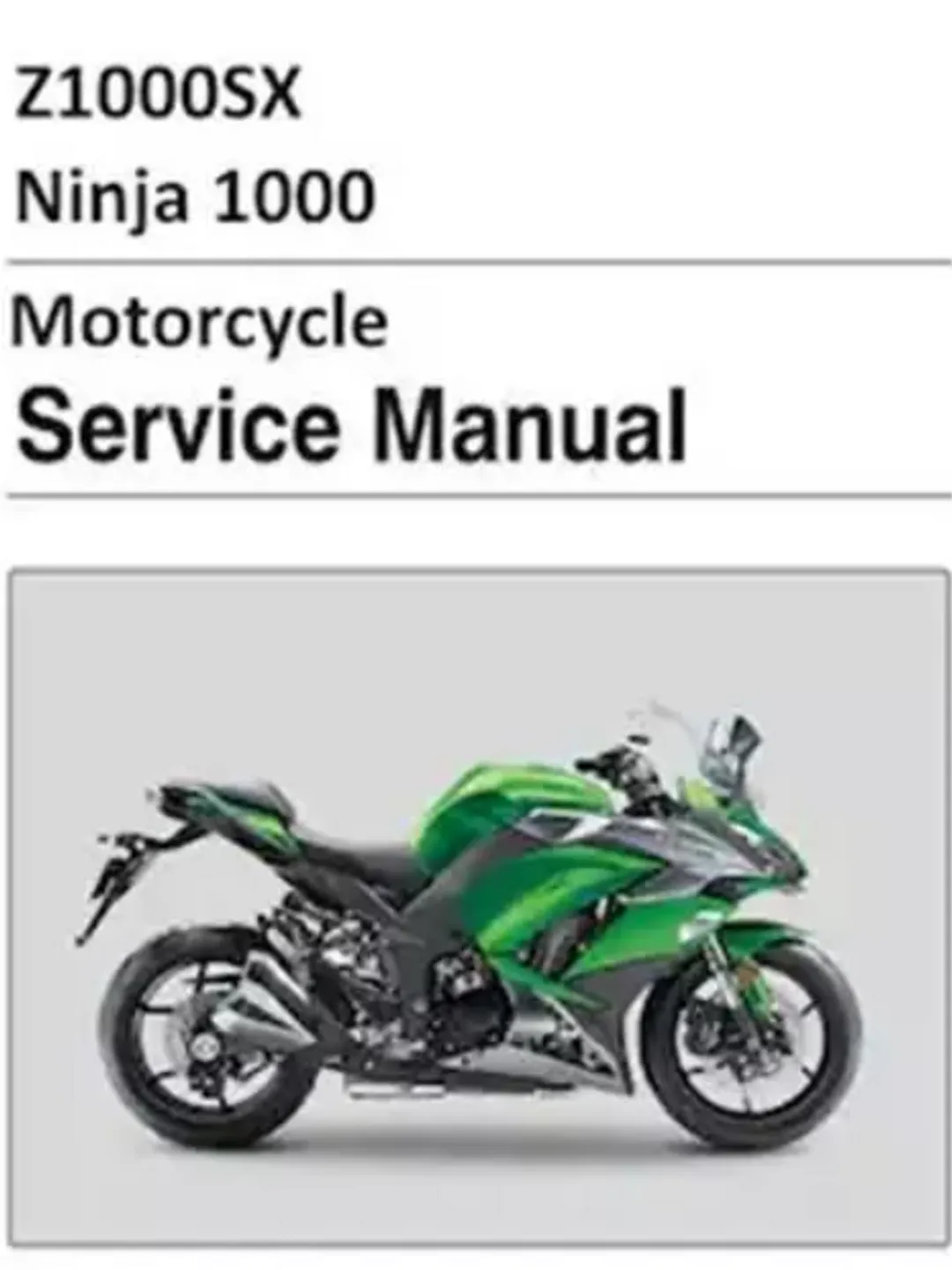 2017-2022 Kawasaki Ninja 1000SX Workshop Service Manual