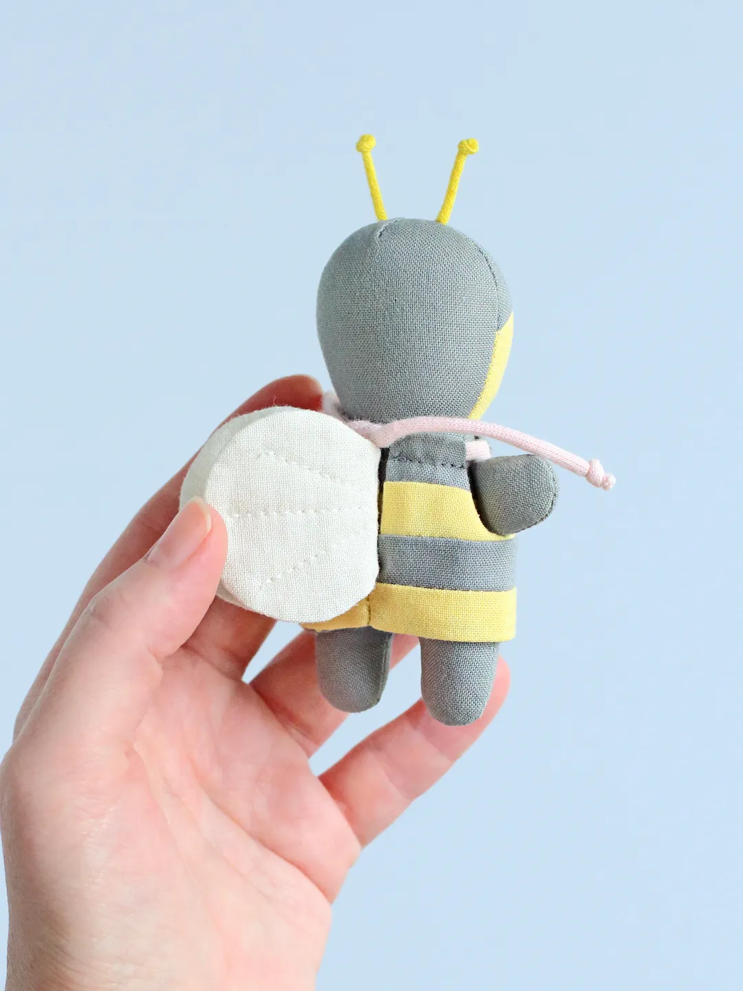 PDF Pocket Bee Stuffed Animal Sewing Pattern