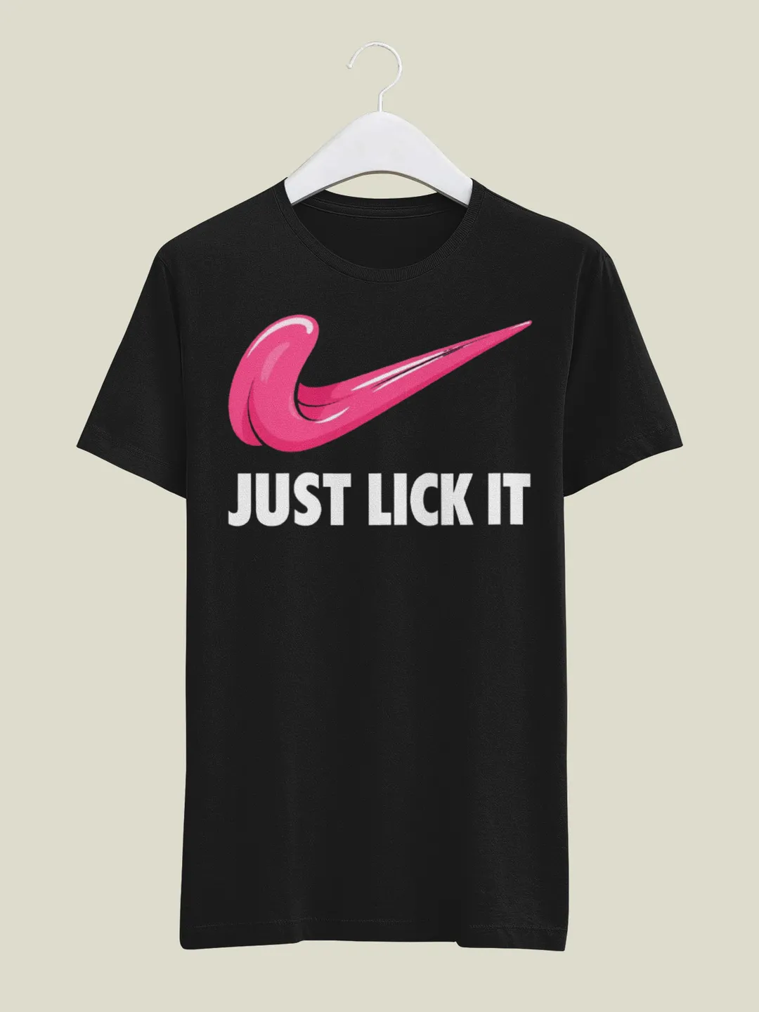 Just Lick It Funny Candy Lover Retro Vector Design | Humorous Graphic PNG