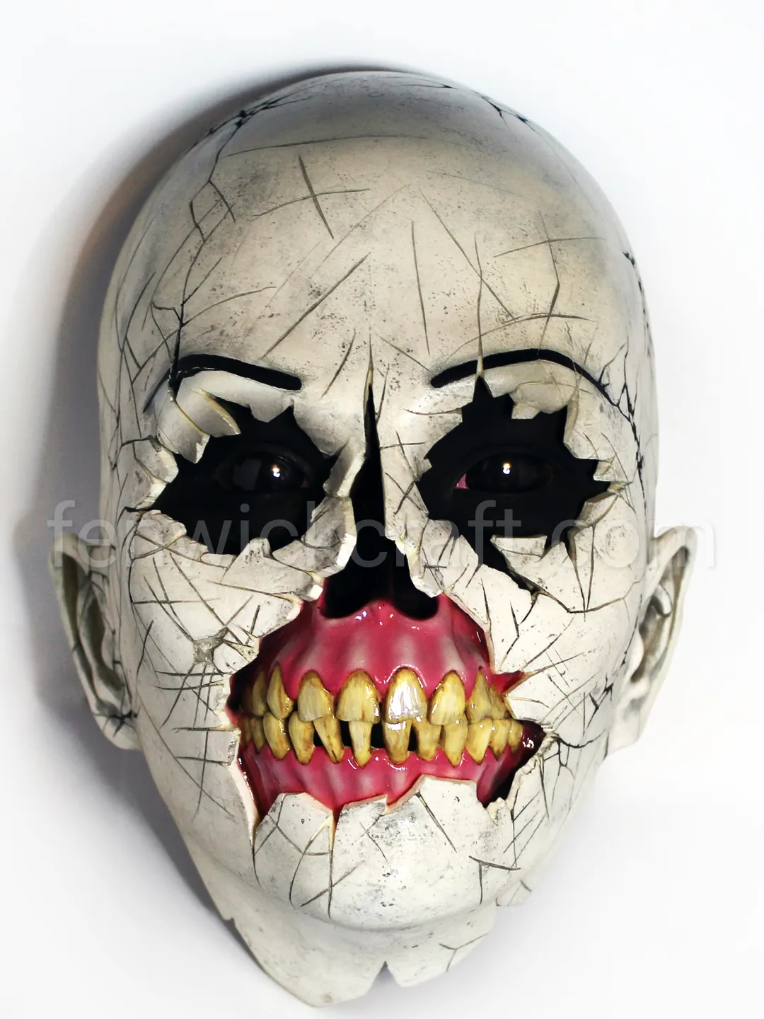 White doll mask with (black pupils) White Zombie