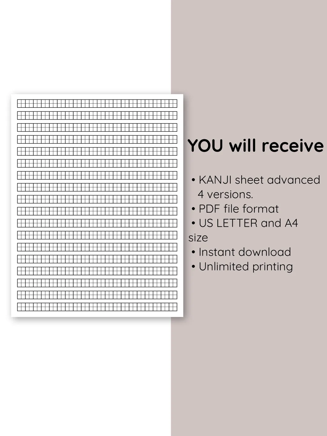 Kanji Japanese writing paper. Chinese Writing. Hiragana Katakana Kanji ...