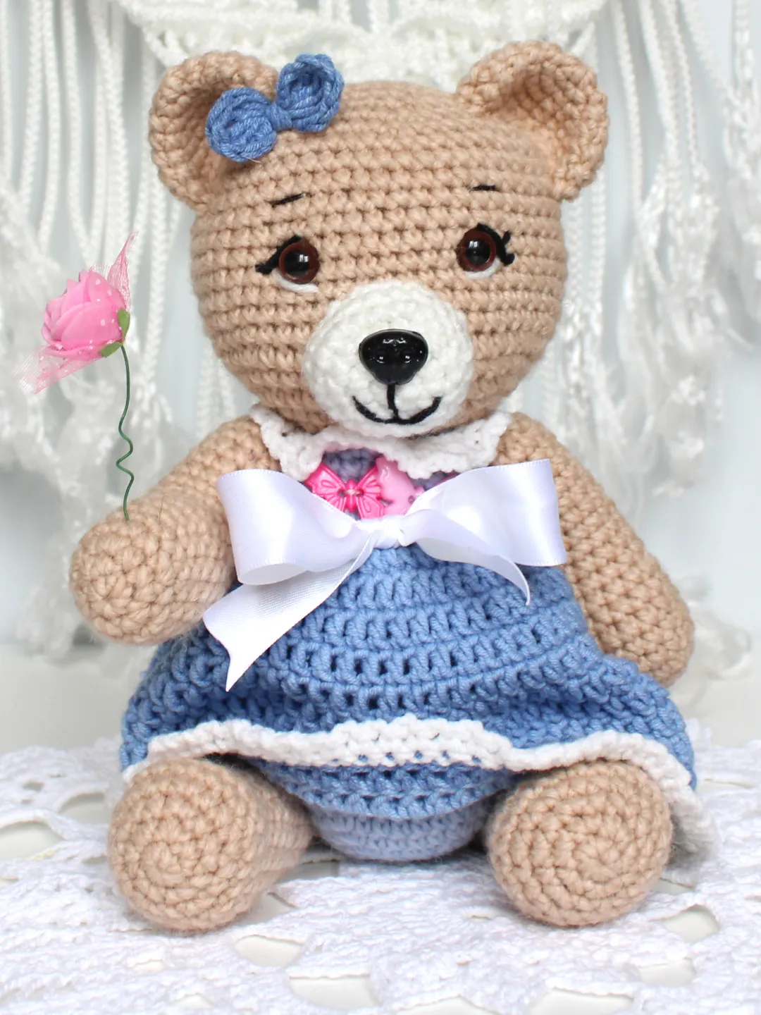 Crochet bear pattern in English - Amigurumi toy crochet tutorial