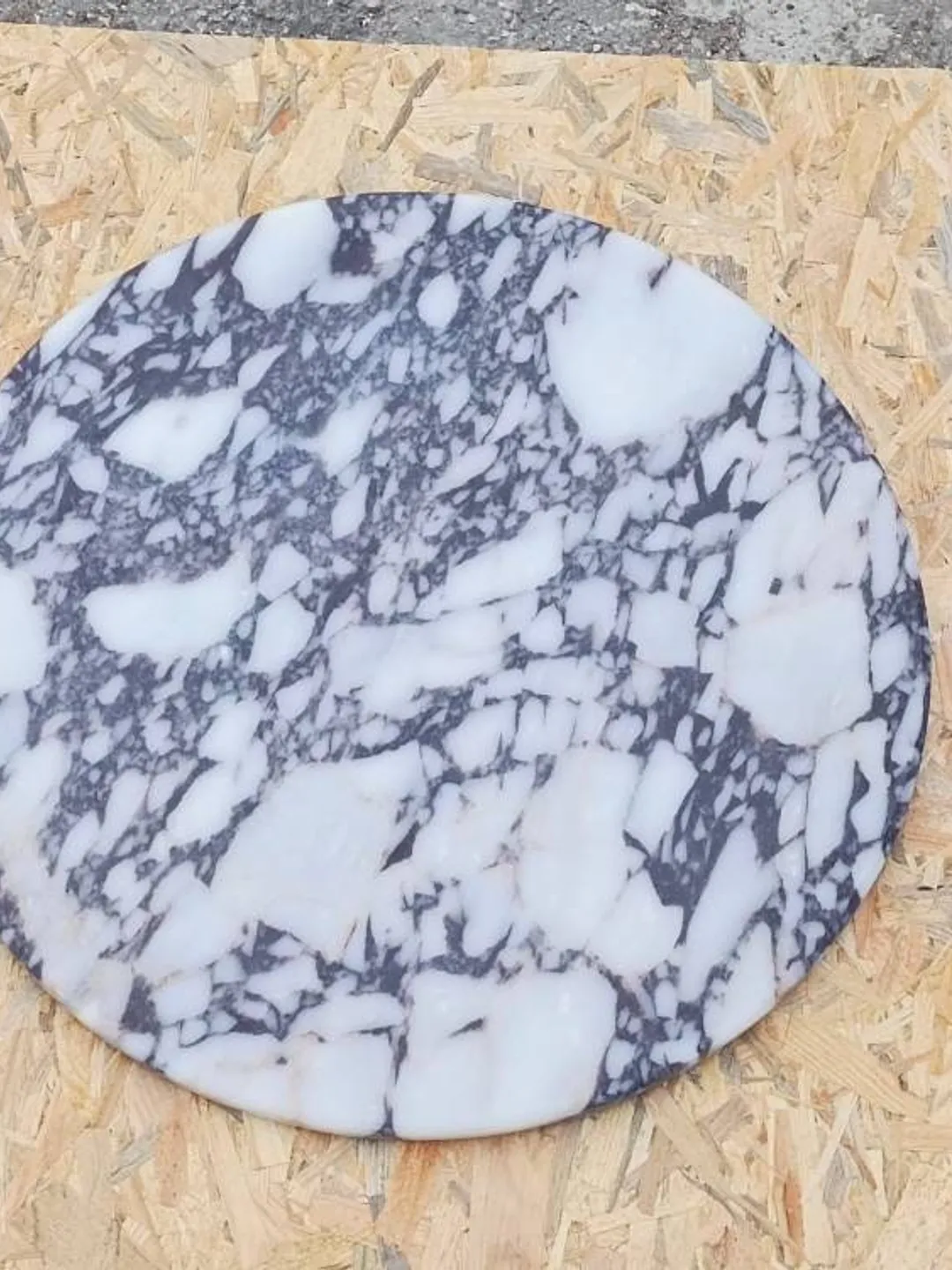 Calacatta viola marble top Only the top table is 23.5" real marble handmade and free shipping