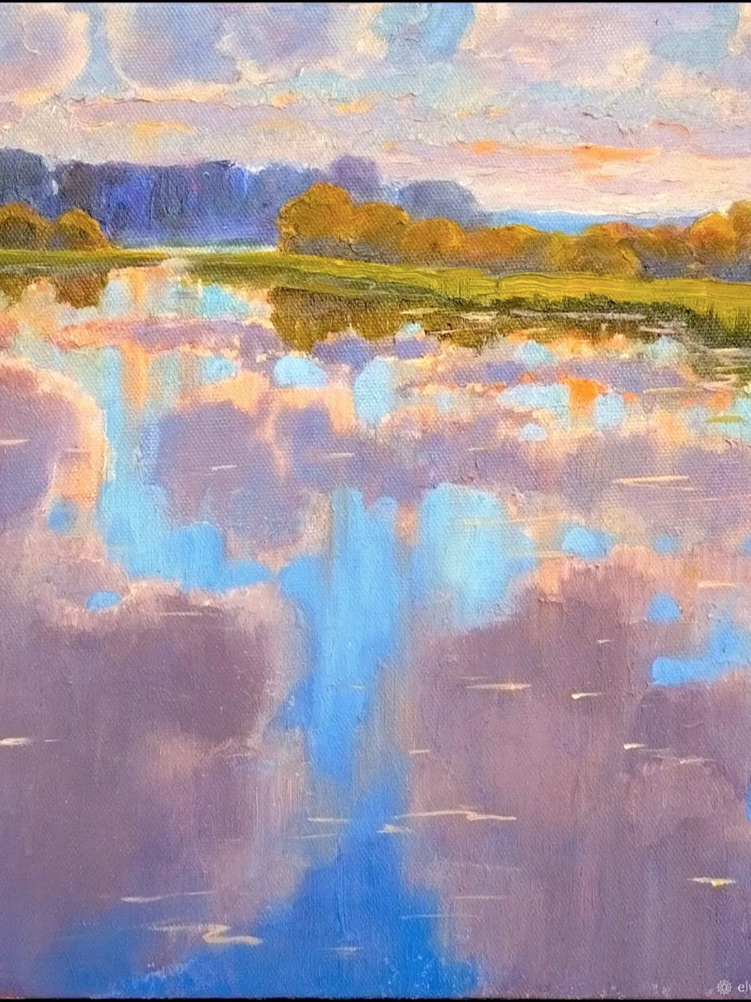 Art painting original landscape oil on canvas