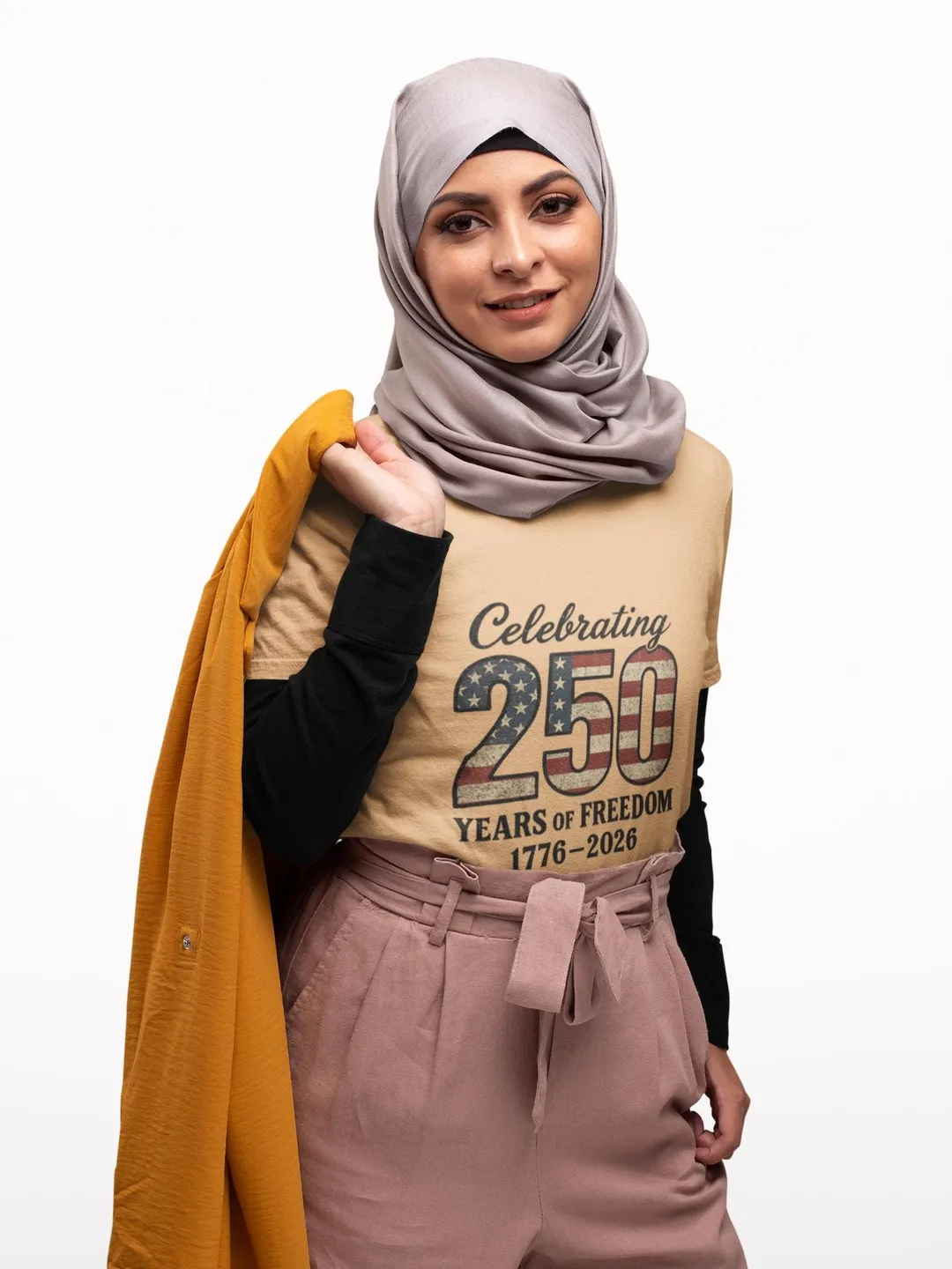 Celebrating 250 Years of Freedom Shirt | 1776-2026 America 250th Anniversary | Distressed USA Flag Tee | 4th of July 2026 Independence