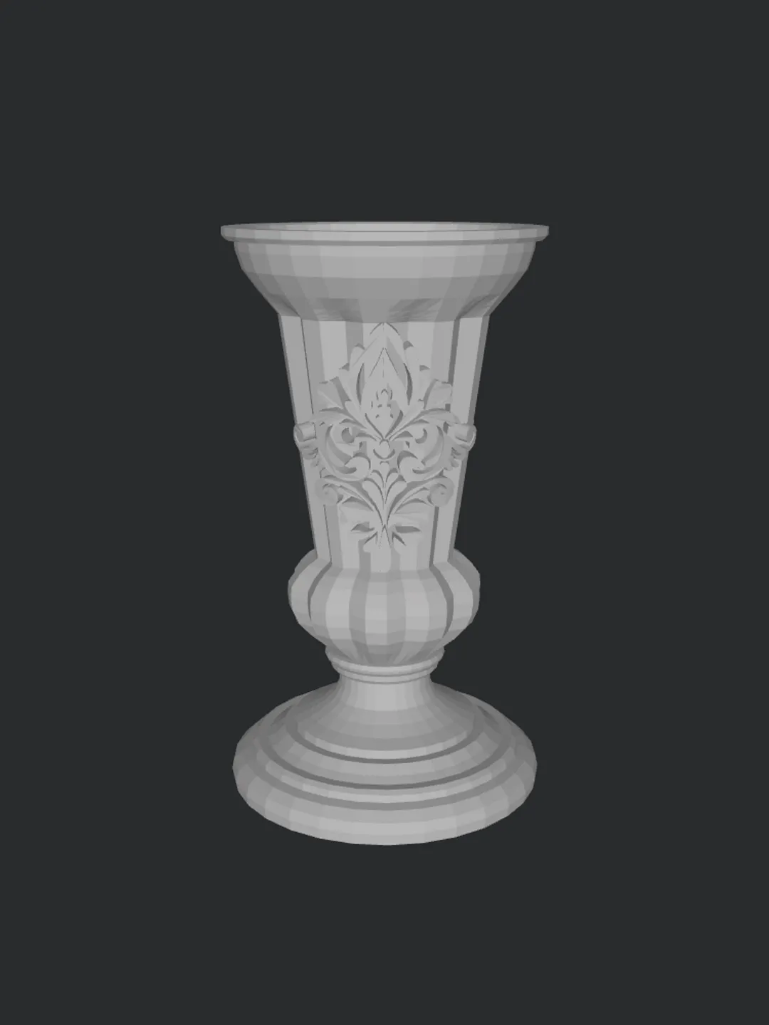 3D MODEL Miniature Victorian vase model ready to print