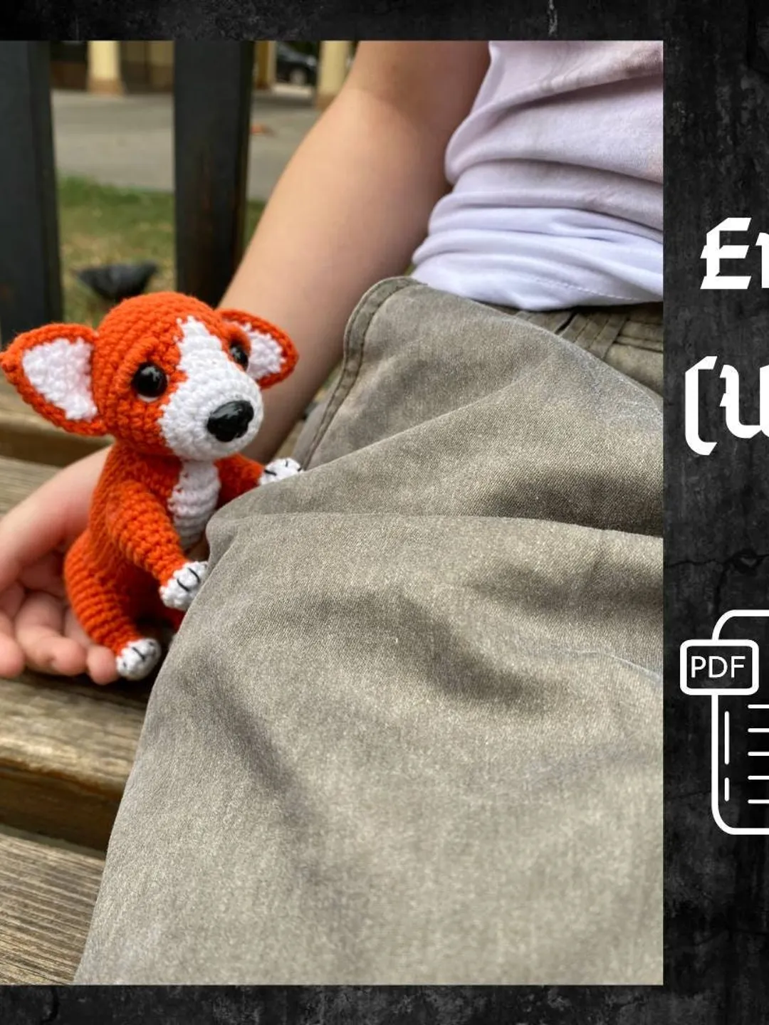 PDF Welsh Corgi Crochet pattern, Crochet Animal Pattern, Crochet Puppy, Amigurumi baby toy, Crochet Cute Dog Amigurumi, Crochet Cute Funny