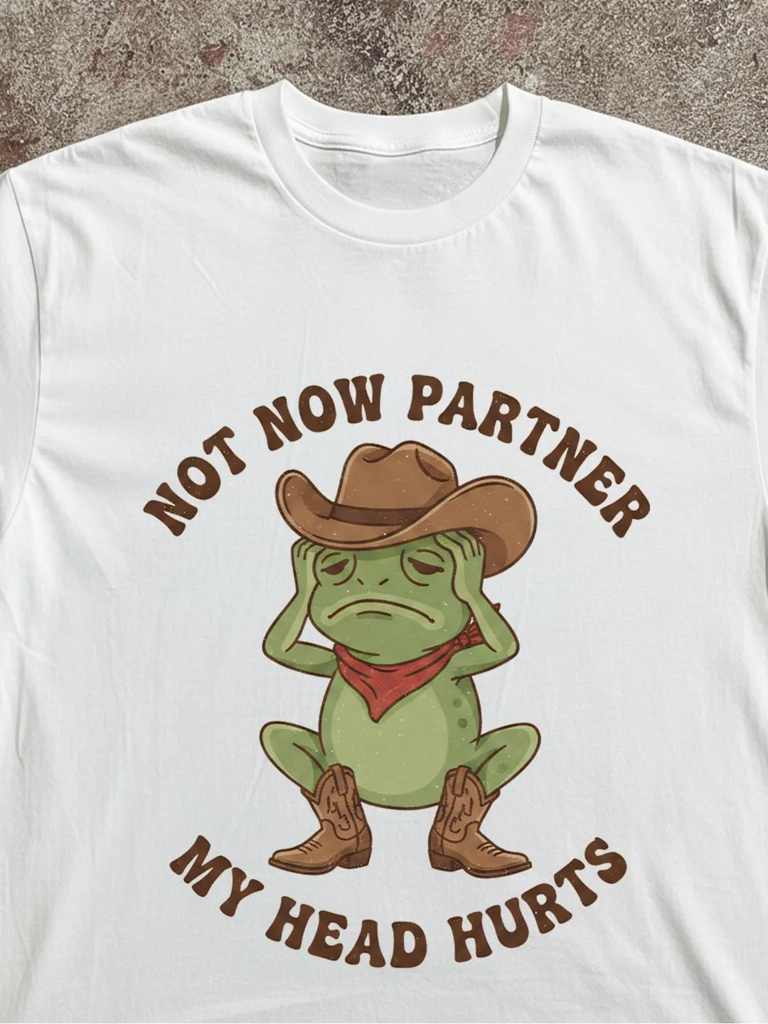 Cowboy Frog Shirt: Funny Sarcastic Meme Tee, Soft Cotton