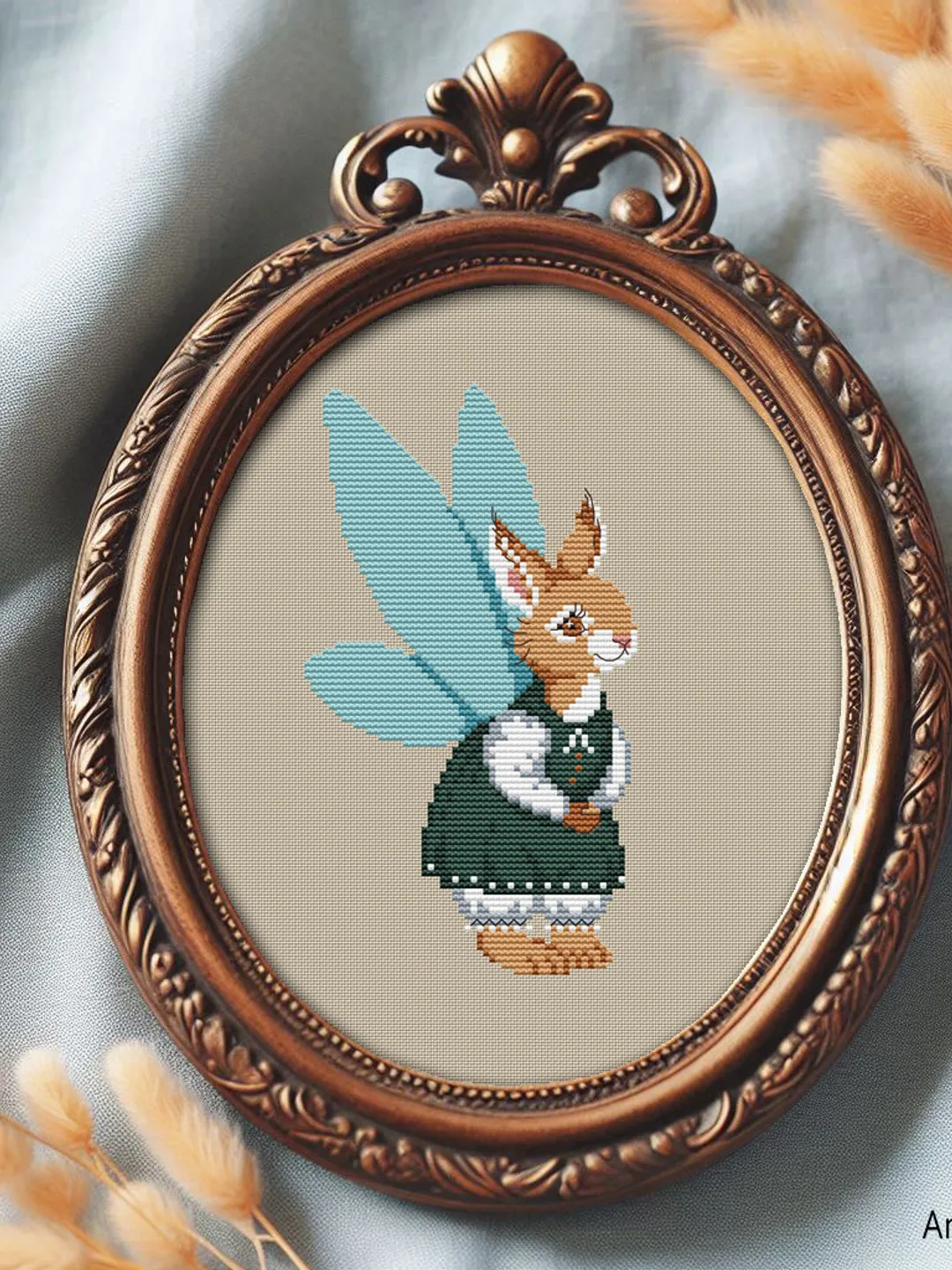 Stories of the Mornwood and Bunny Flora cross stitch pattern