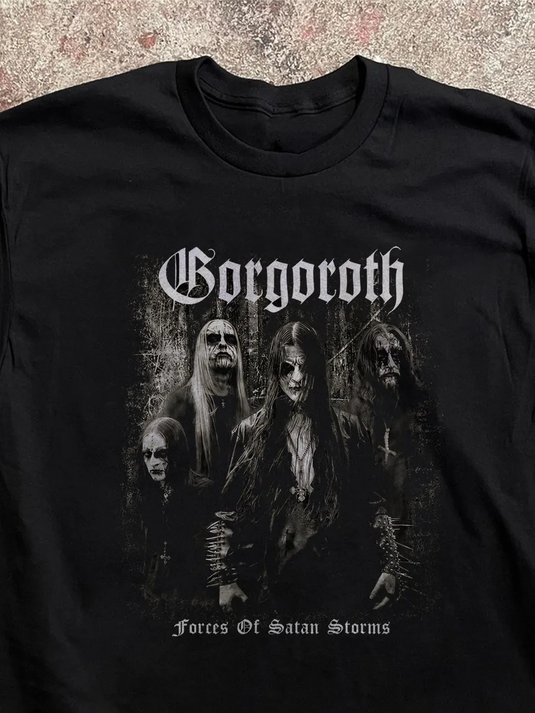 Gorgoroth ブラックメタル black l Gorgoroth Black Metal Long Sleeve Shirt - Forces Of Satan Storms