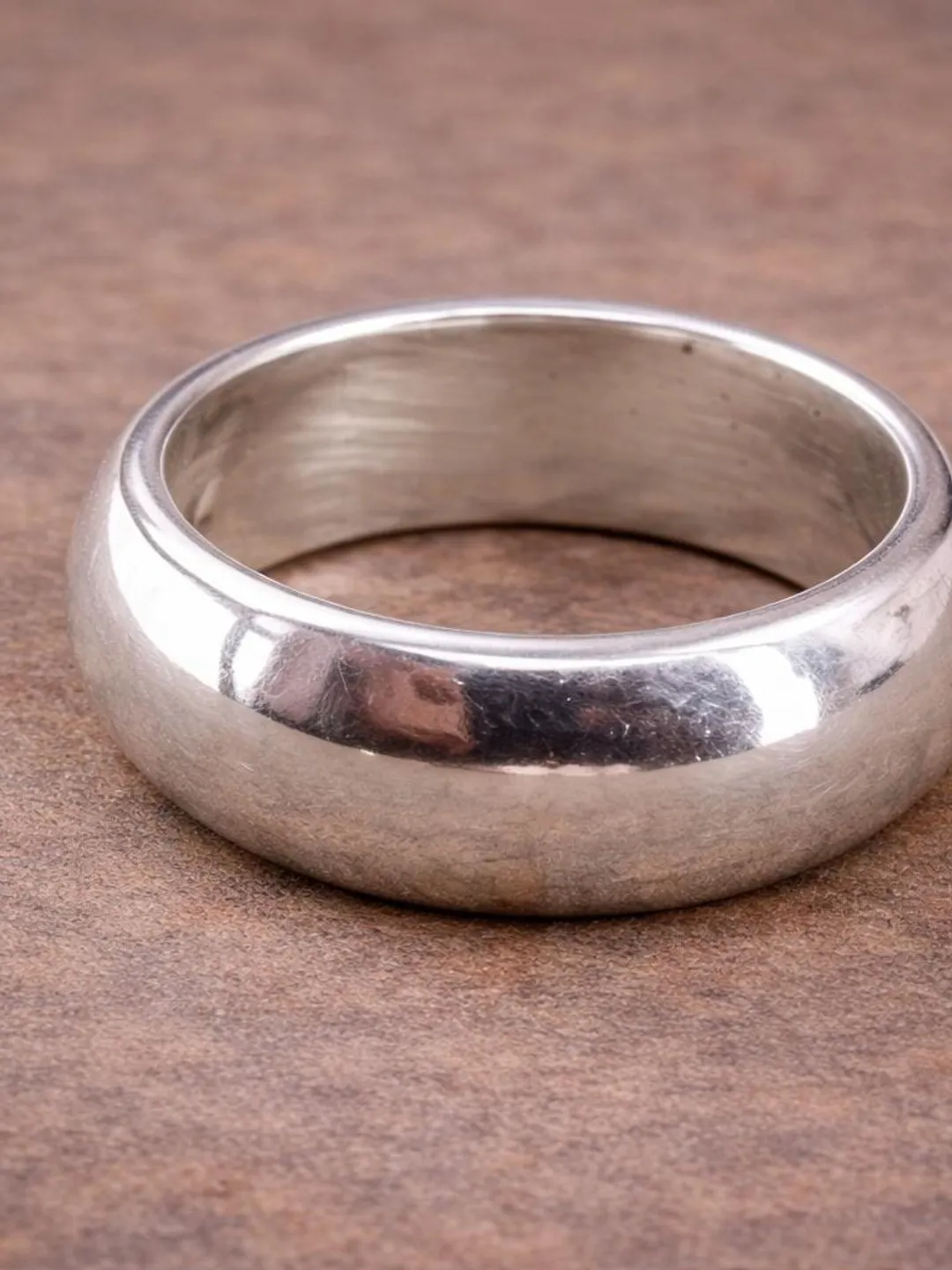 Handmade Wide Band Sterling Silver Ring, Minimalist Unisex Jewelry