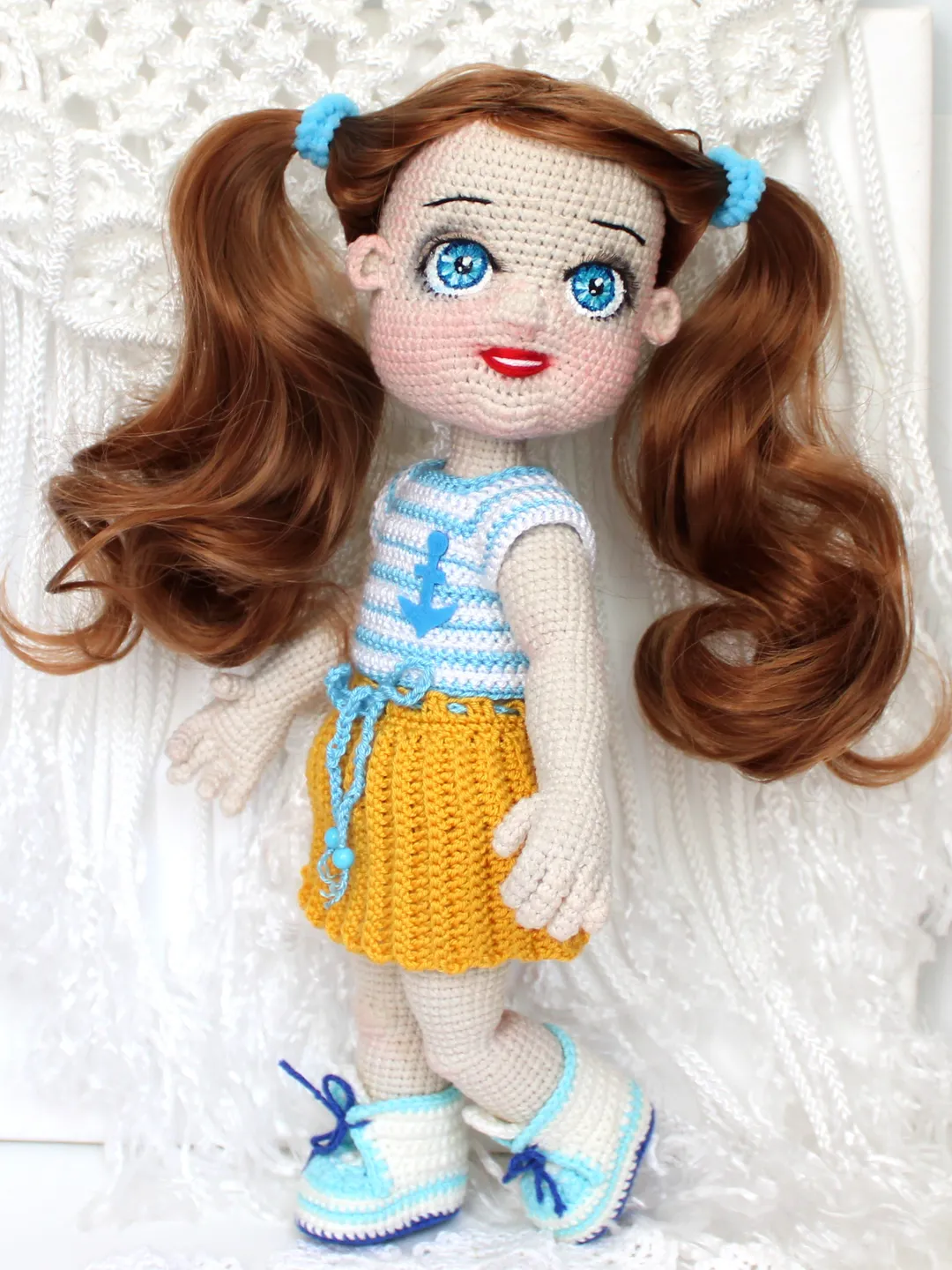 Crochet sports doll clothes Clothes for dolls 12 inches pattern PDF in English
